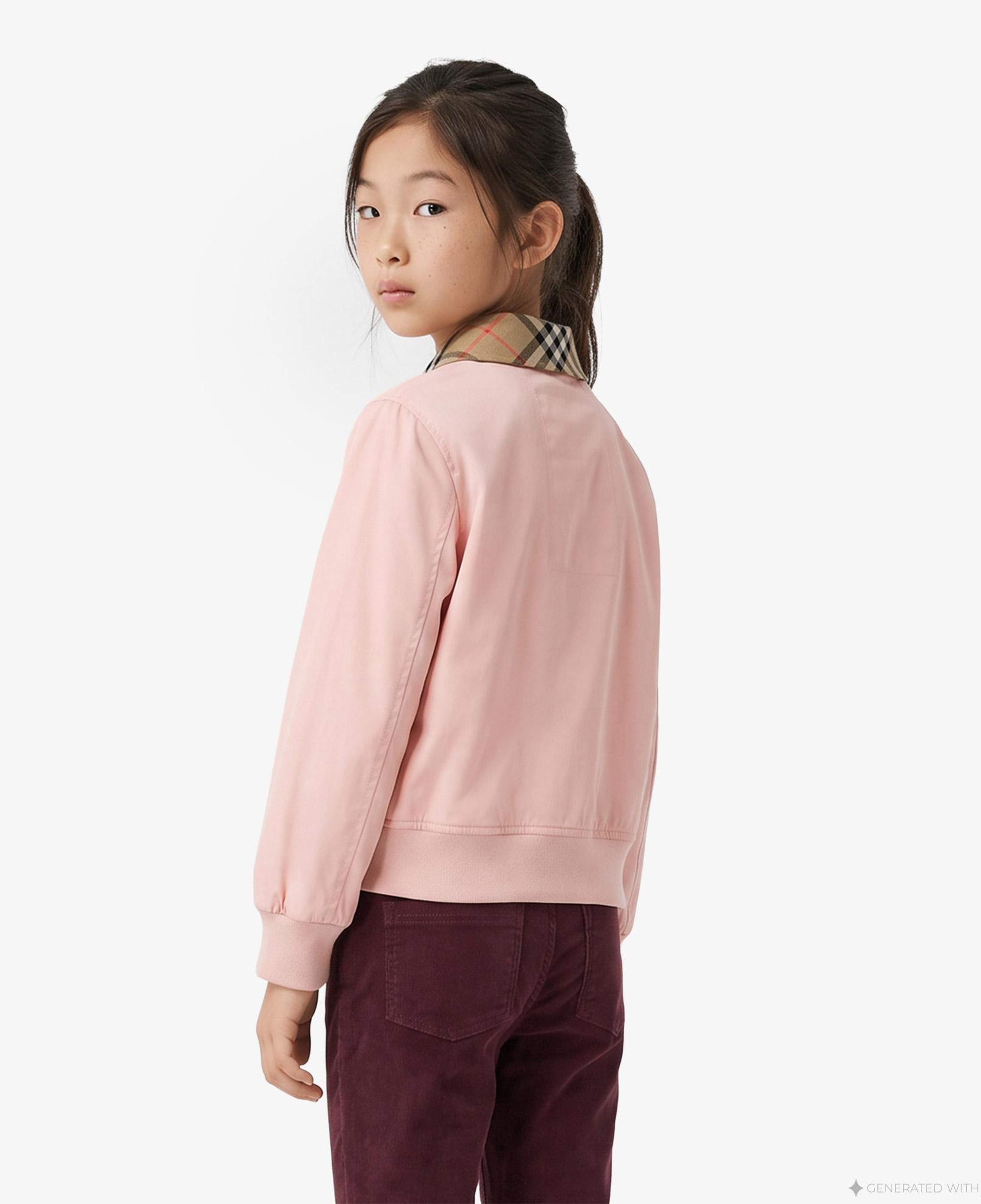 Burberry Hayfield Çocuk Pembe Mont