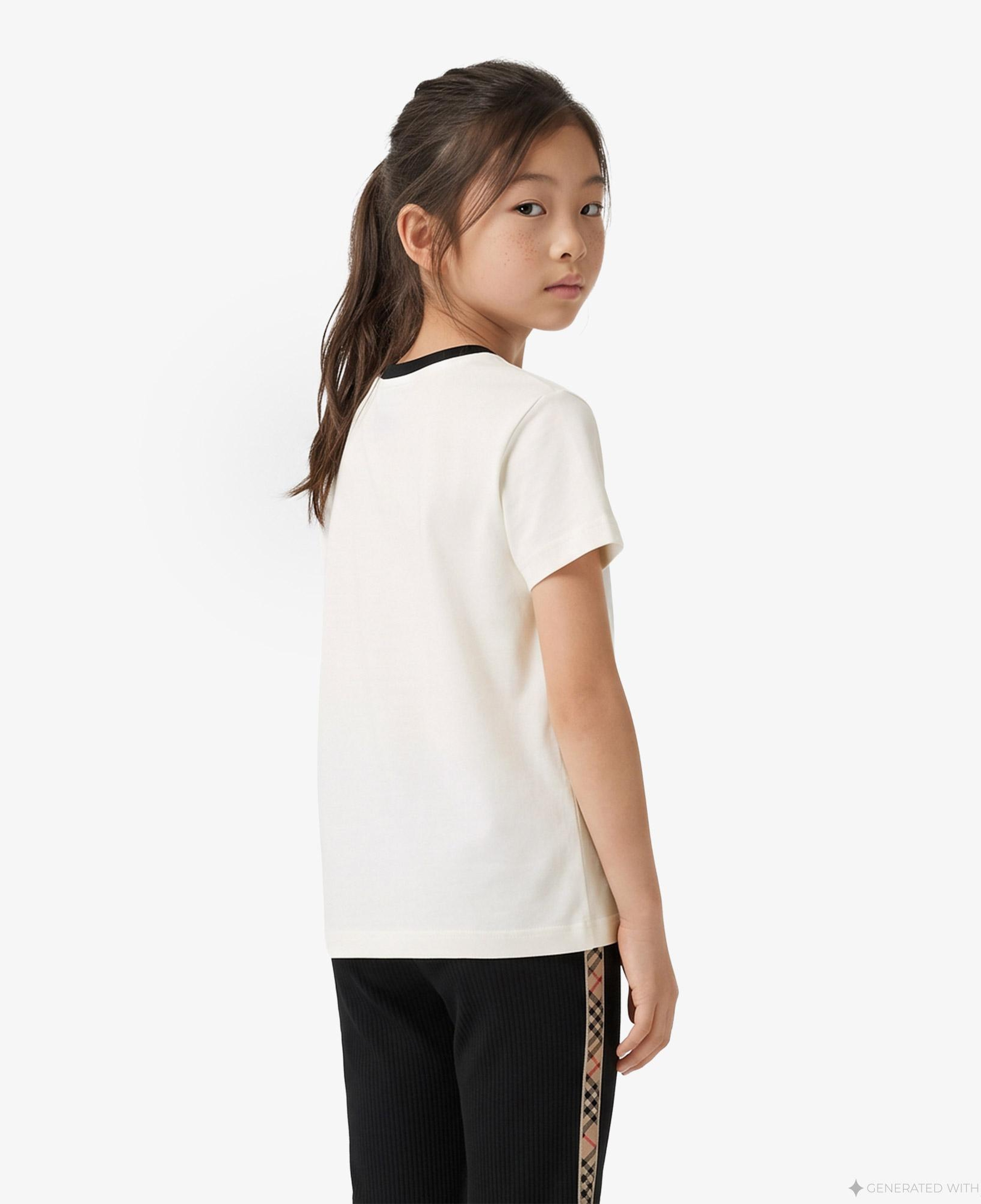Burberry Pippy Çocuk Beyaz T-Shirt