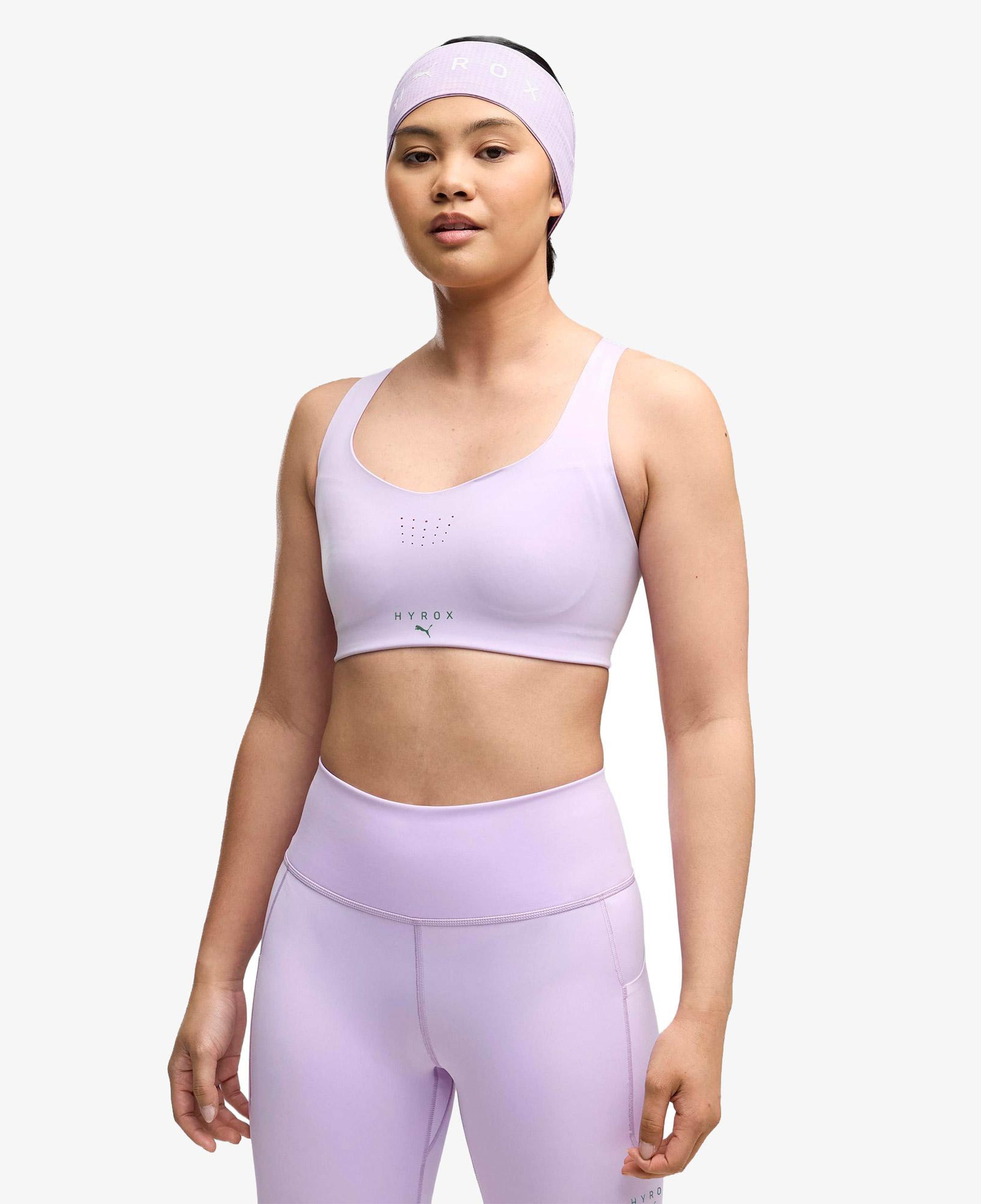 Puma x Hyrox Pwrmode Kadın Mor Spor Sütyeni