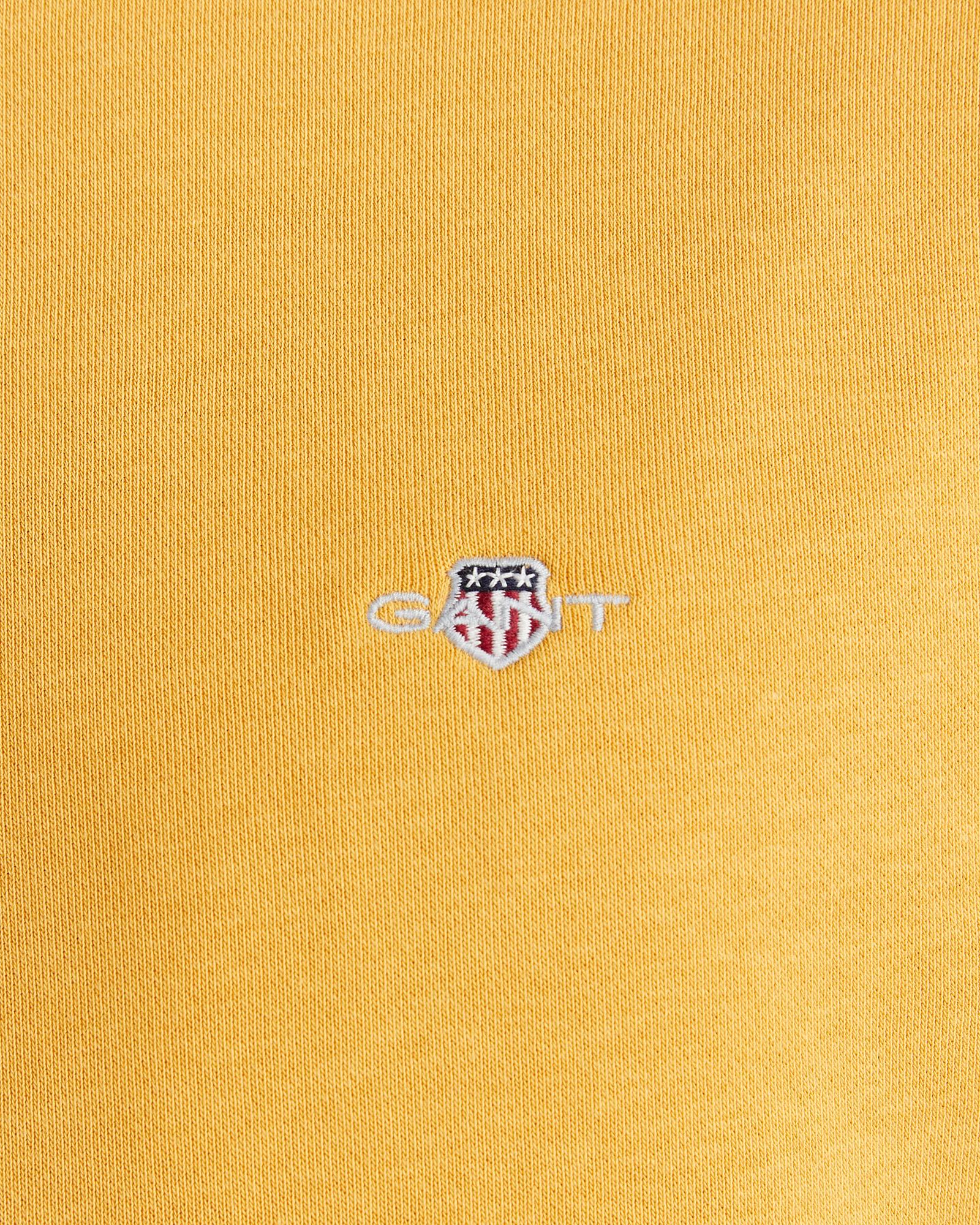 GANT Erkek Sarı Regular Fit Sweatshirt