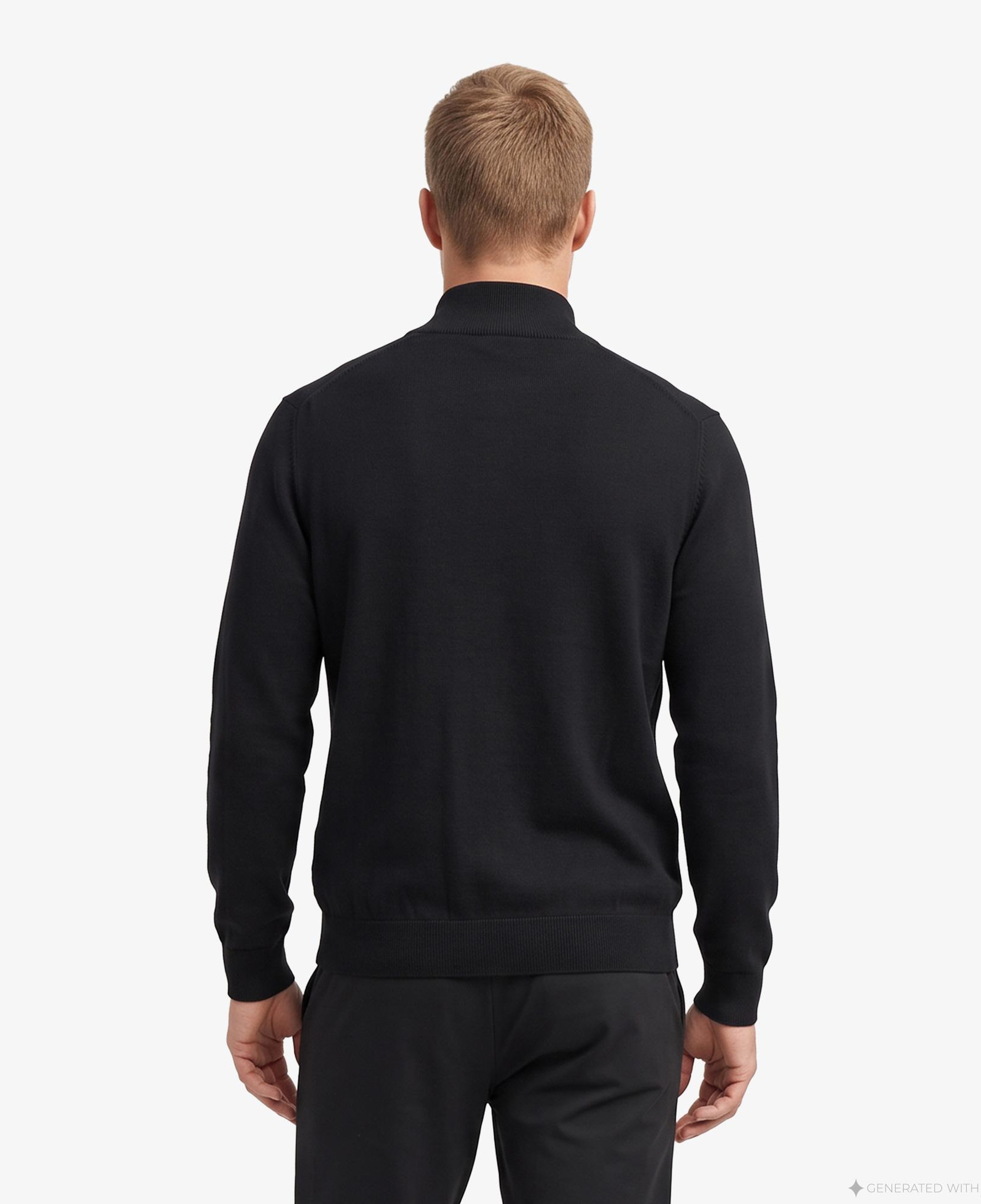 Nautica Erkek Siyah Regular Fit Triko