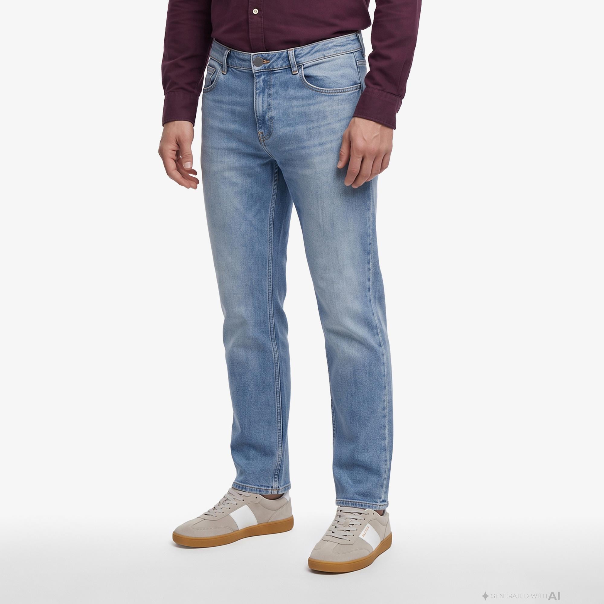 Nautica Erkek Mavi Denim Pantolon