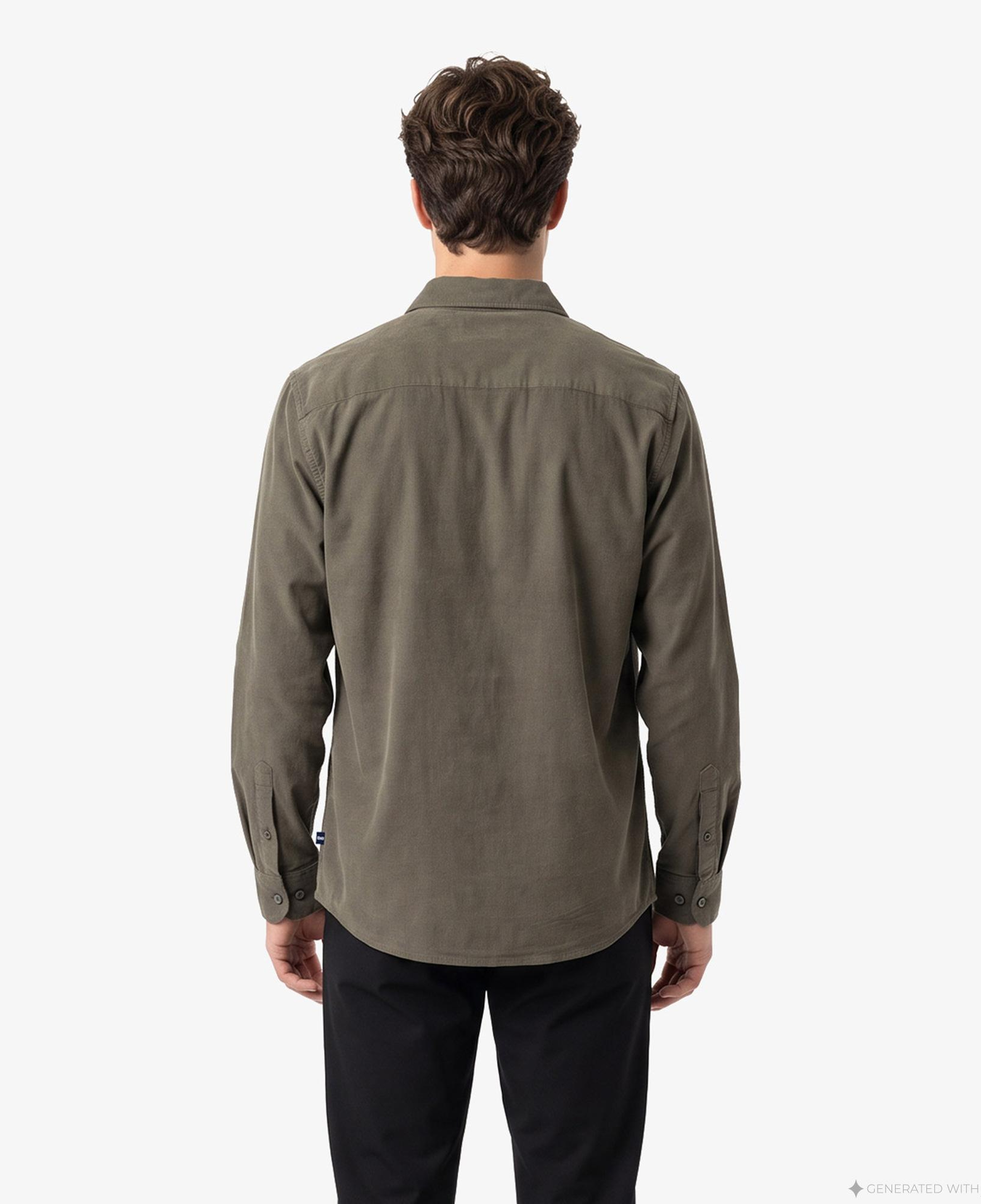 Nautica Erkek Haki Regular Fit Gömlek