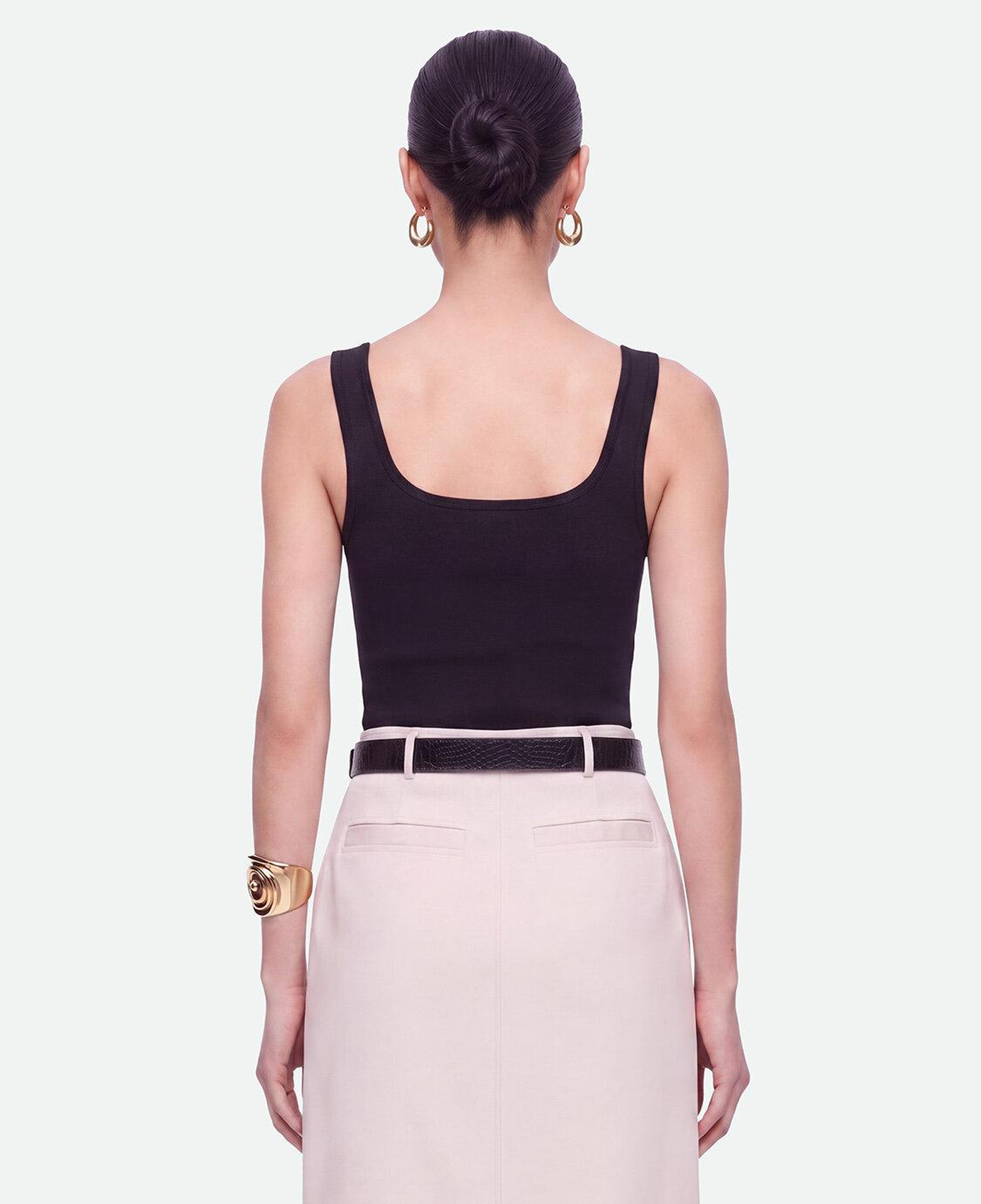 Bisiklet Yaka Crop Top