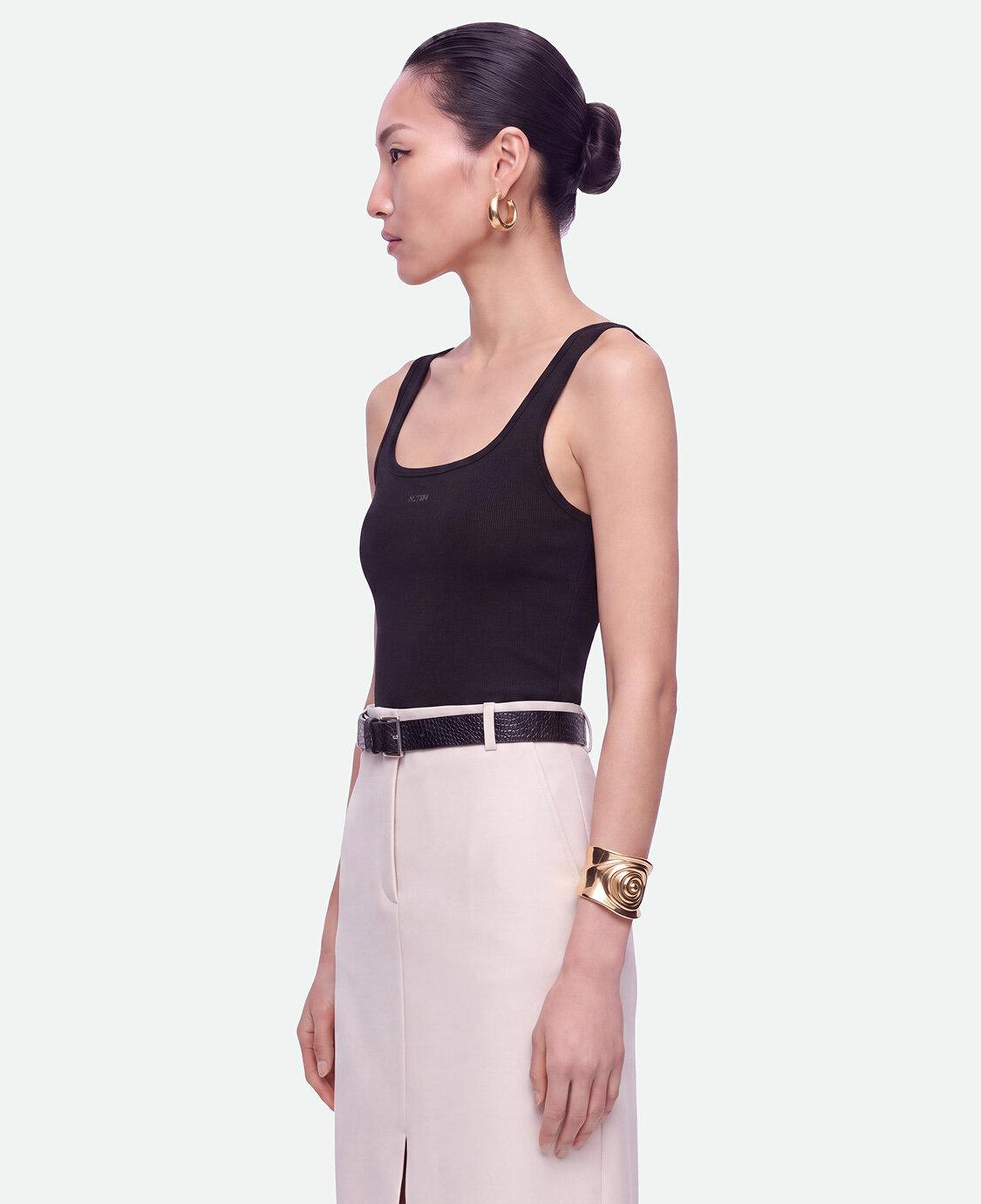 Bisiklet Yaka Crop Top