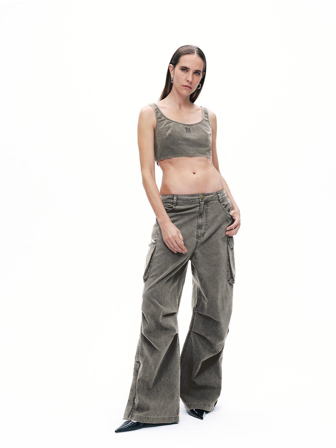 Askılı Crop Top