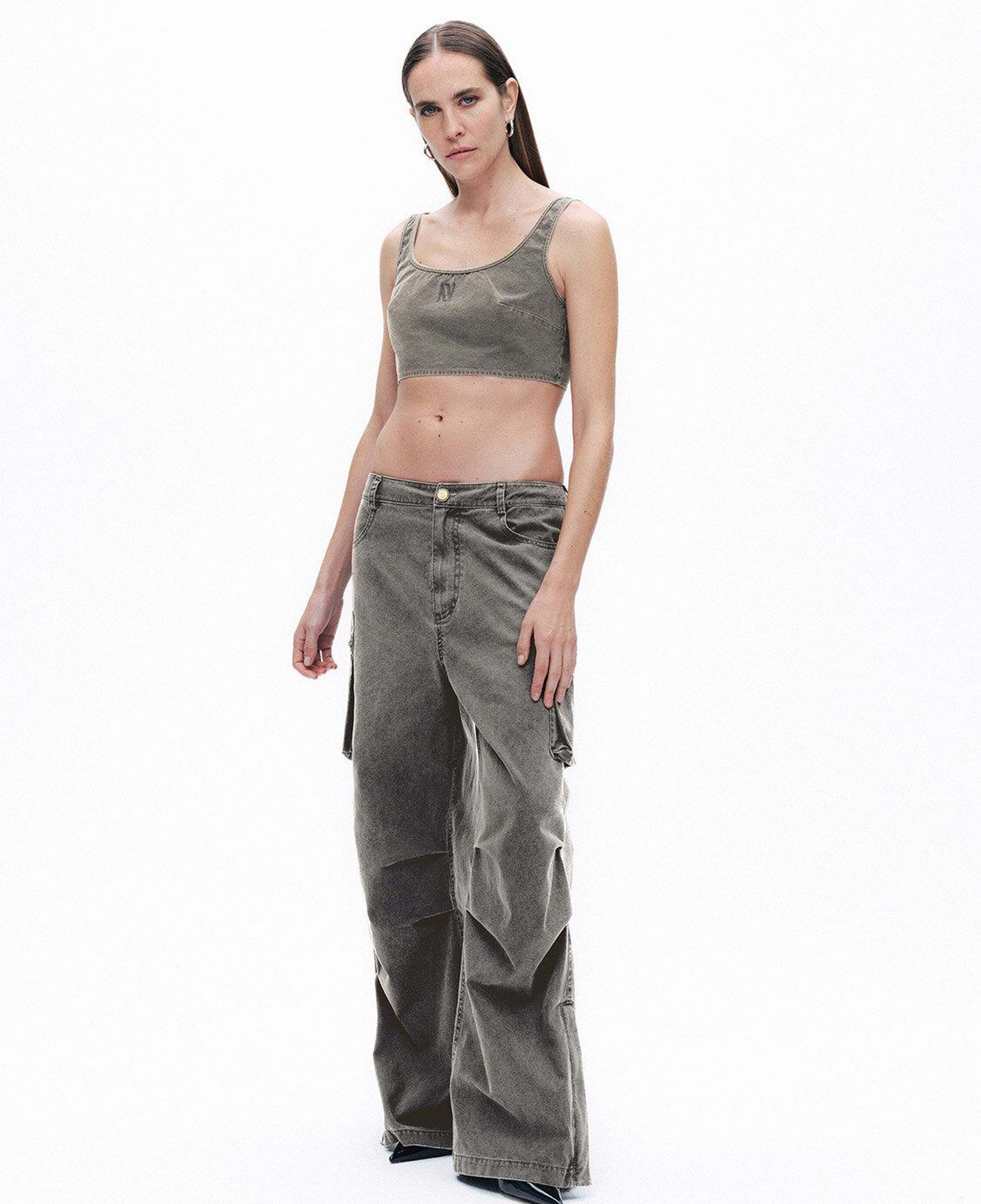 Askılı Crop Top