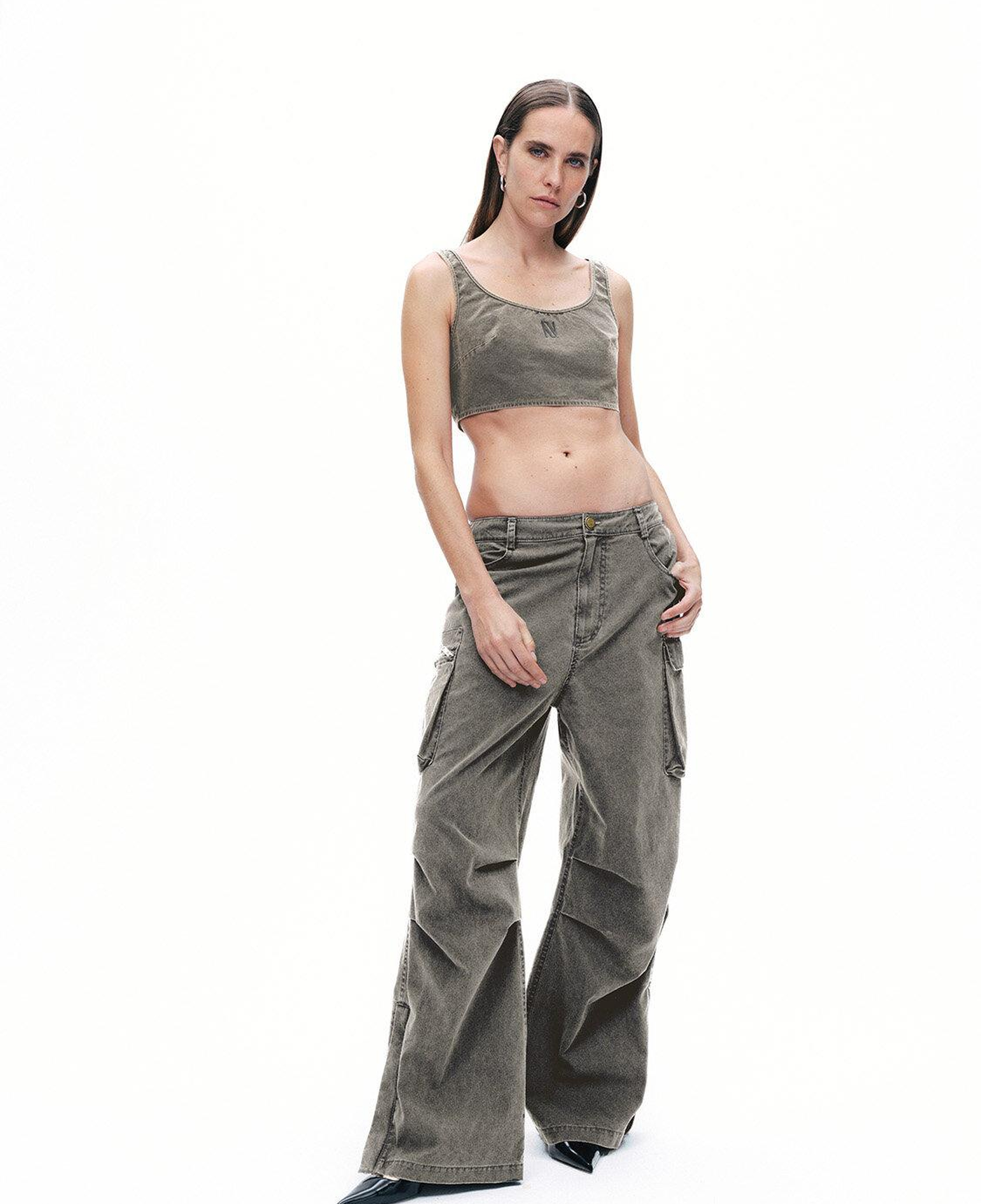 Askılı Crop Top