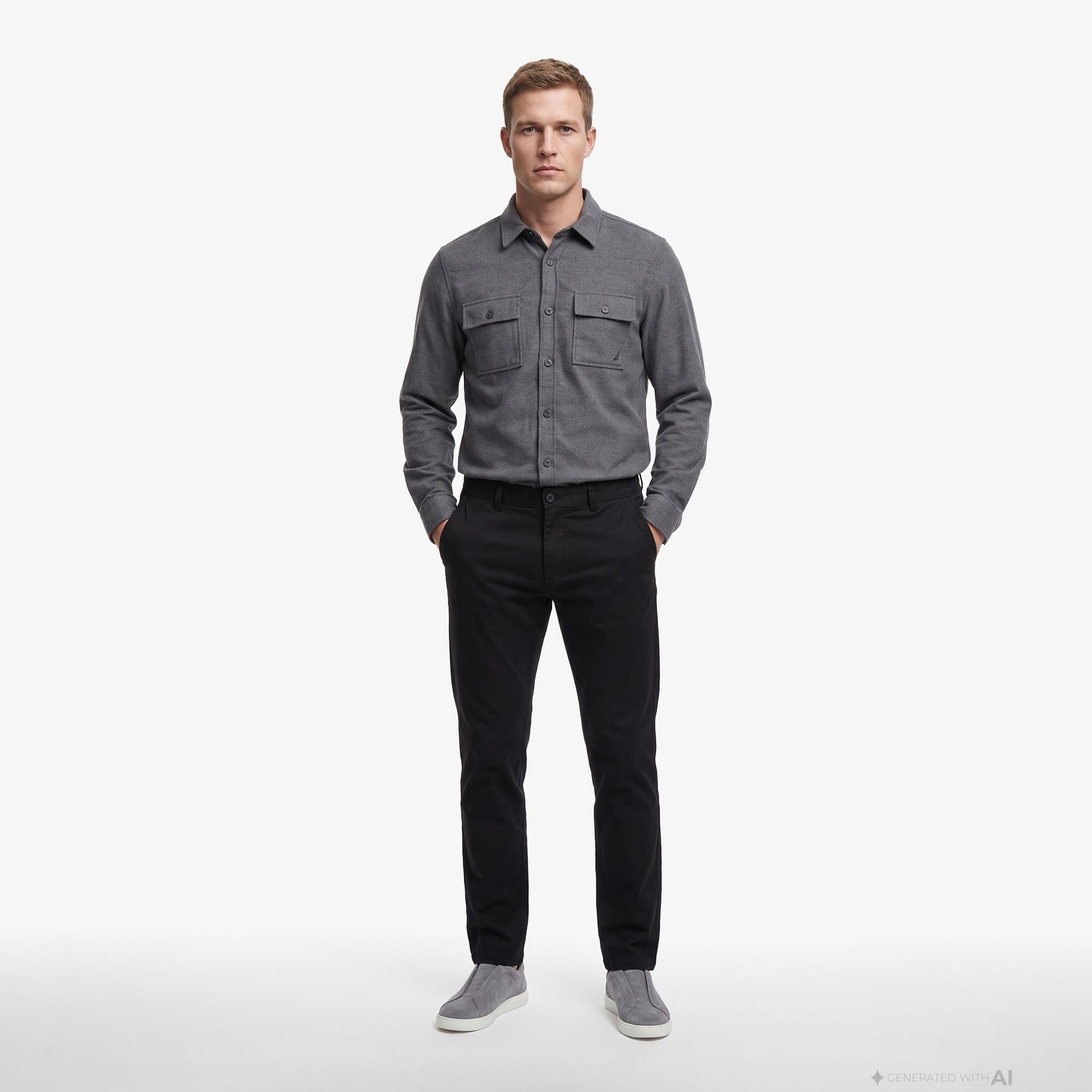 Nautica Erkek Siyah Slim Fit Pantolon