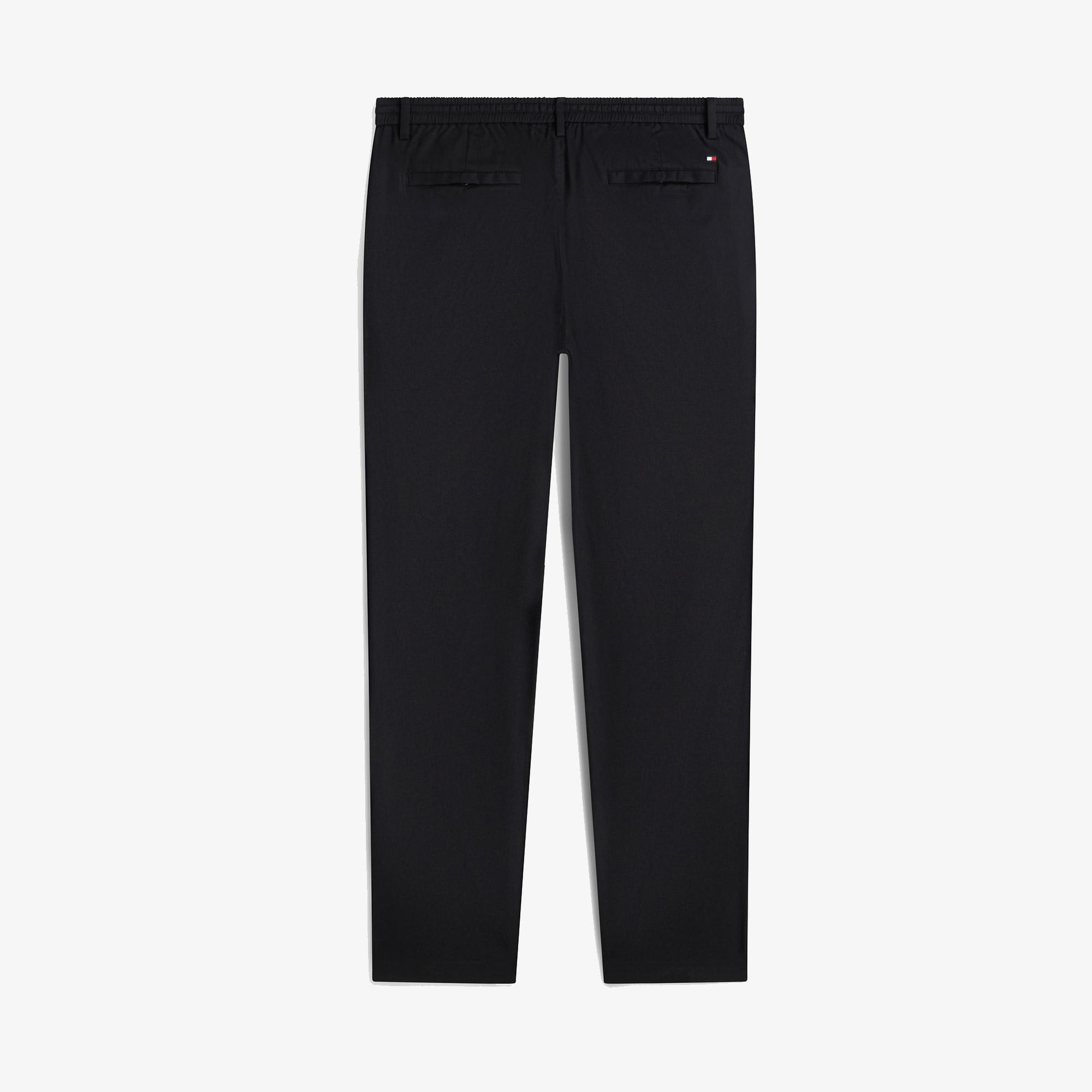 Tommy Hilfiger Harlem 3/4 El Tech Twill Erkek Siyah Pantolon