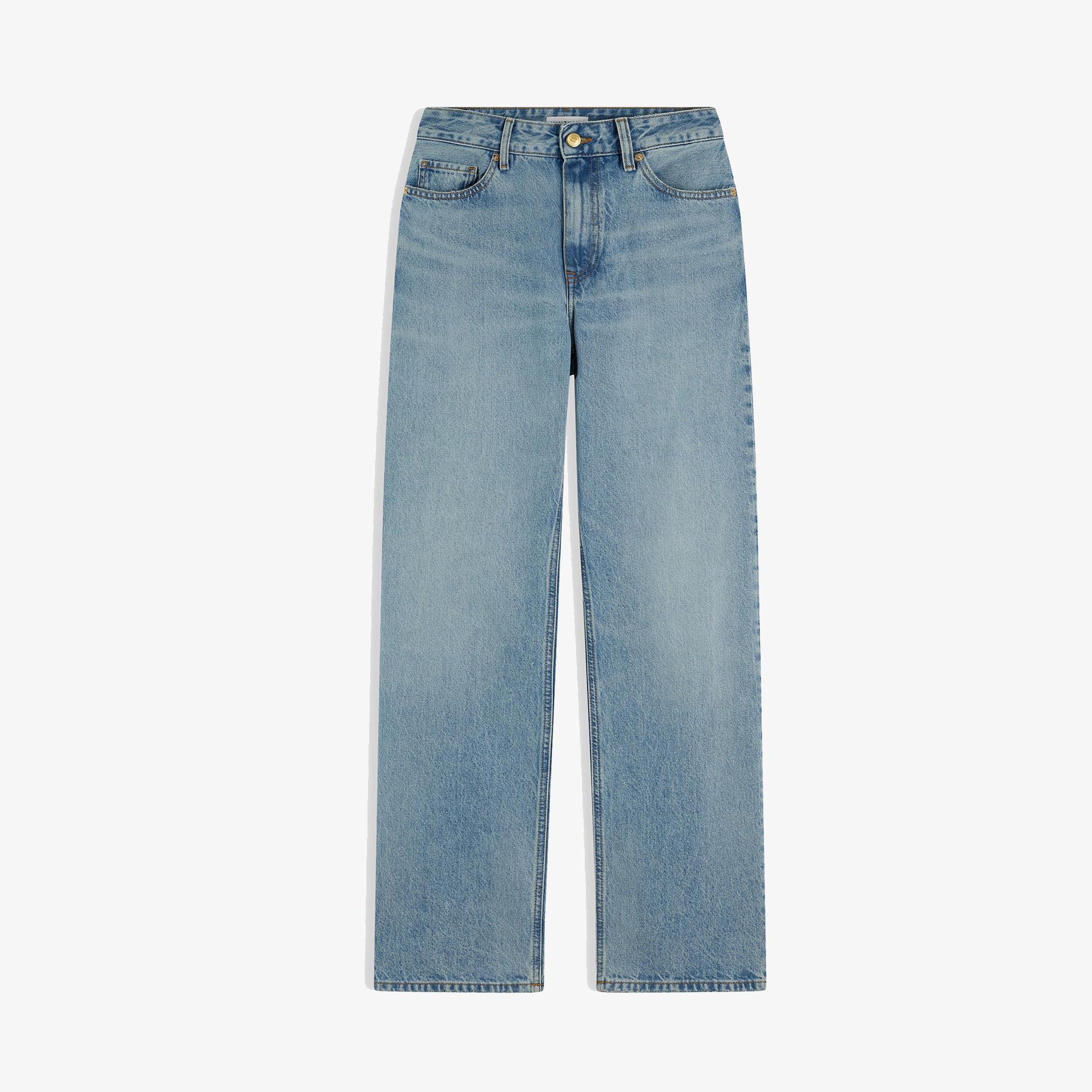 Tommy Hilfiger Loose Straight Cam Kadın Mavi Jean