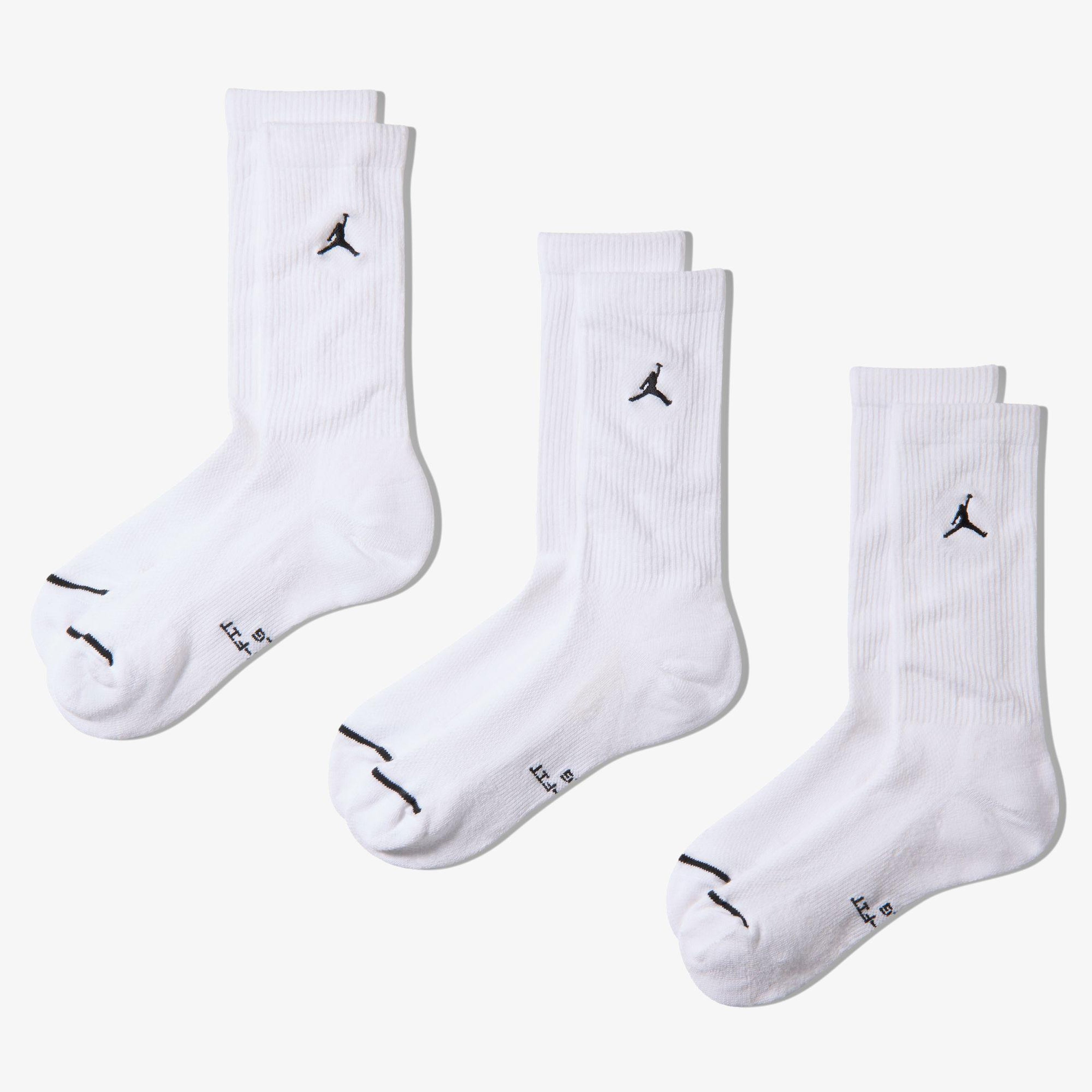 Jordan Everyday 3'lü Unisex Beyaz Çorap