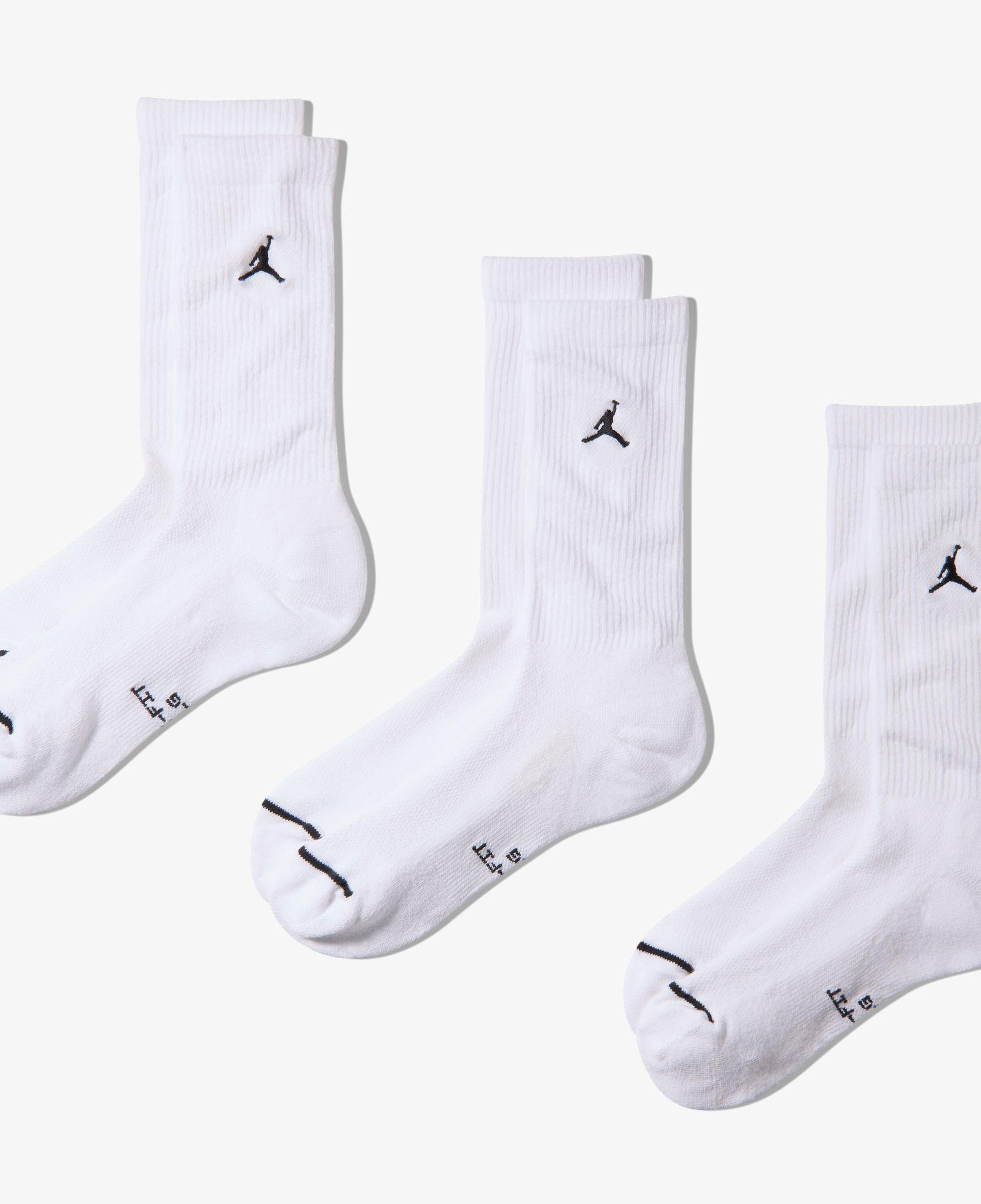 Jordan Everyday 3'lü Unisex Beyaz Çorap