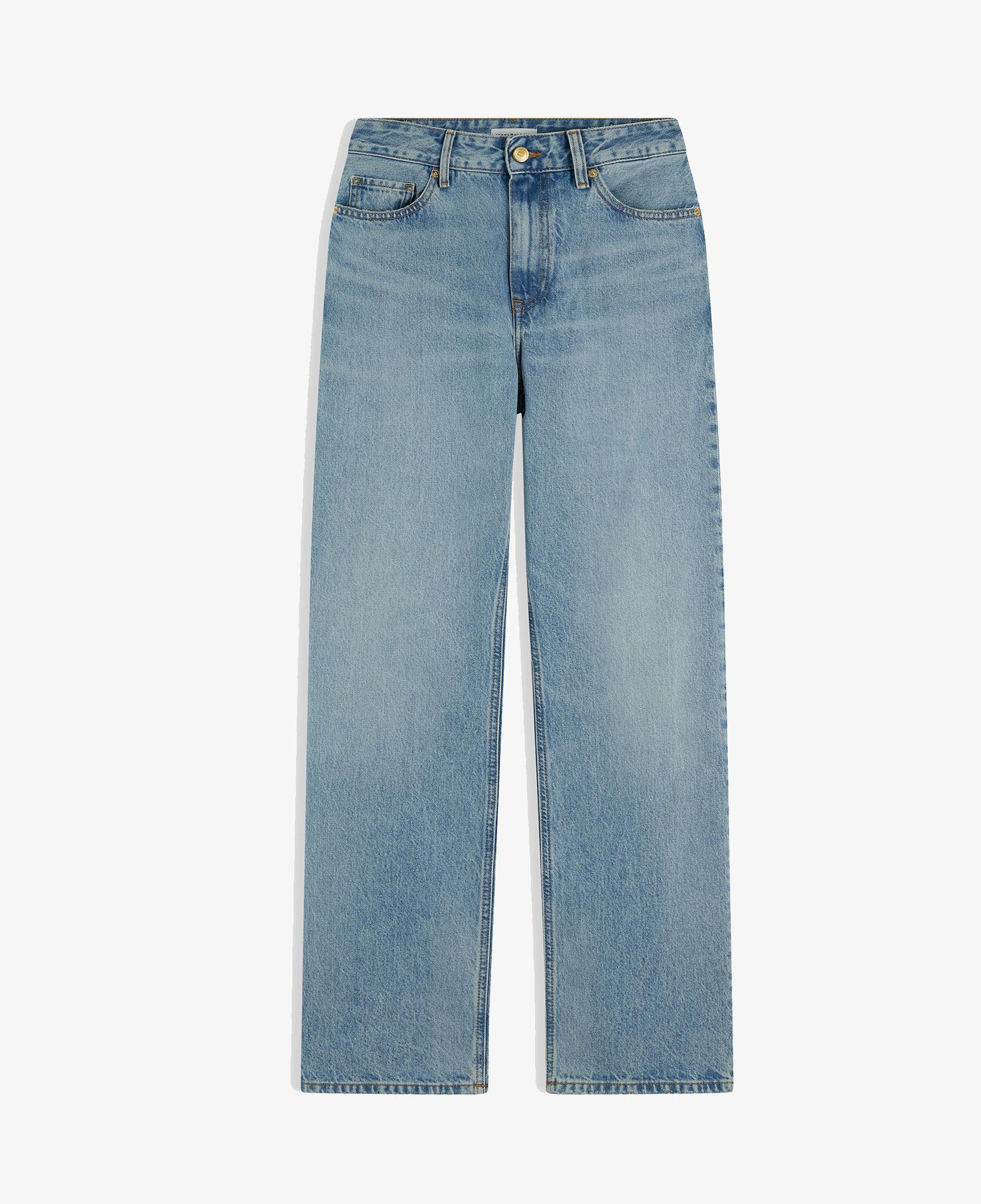 Tommy Hilfiger Loose Straight Cam Kadın Mavi Jean