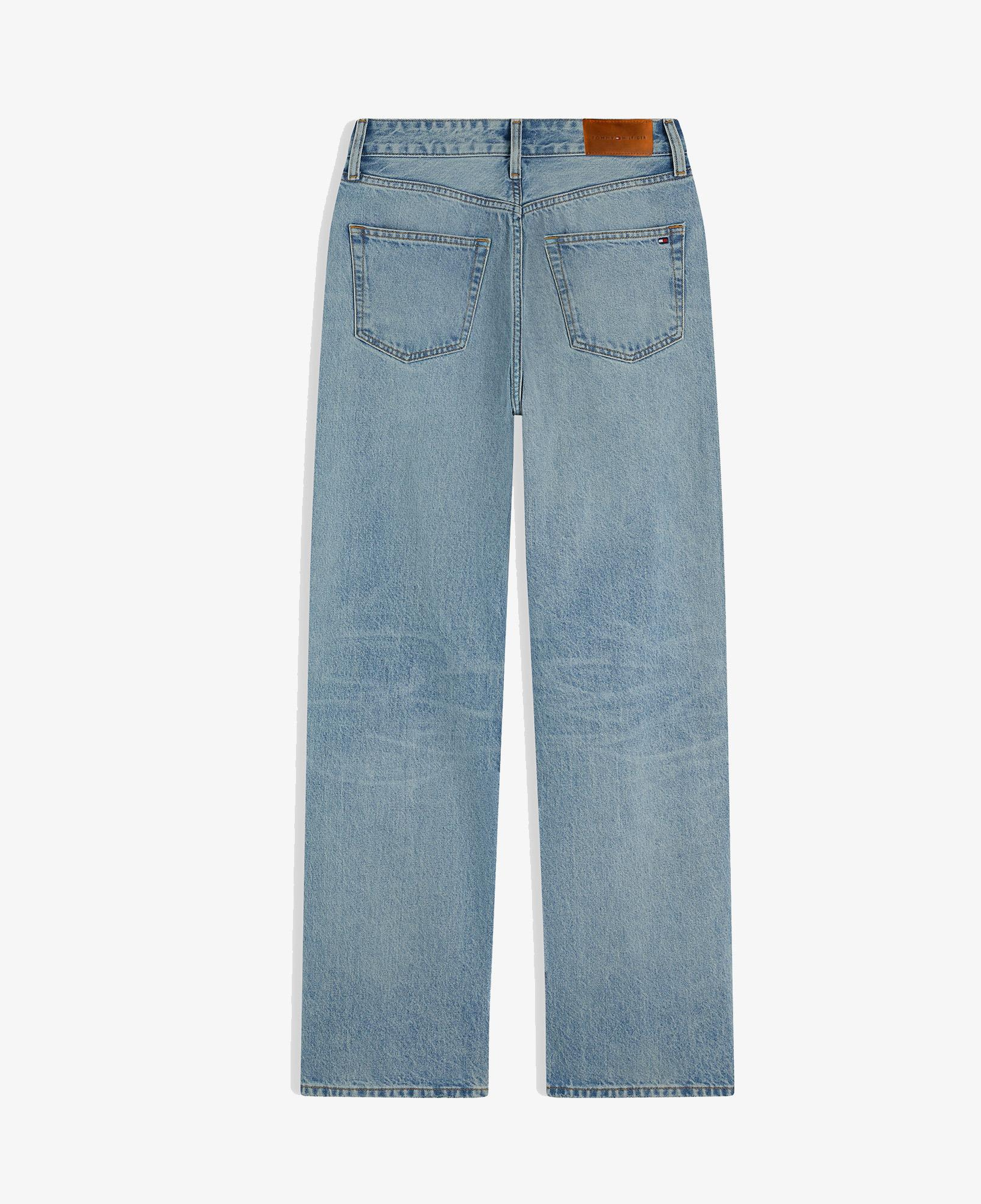 Tommy Hilfiger Loose Straight Cam Kadın Mavi Jean