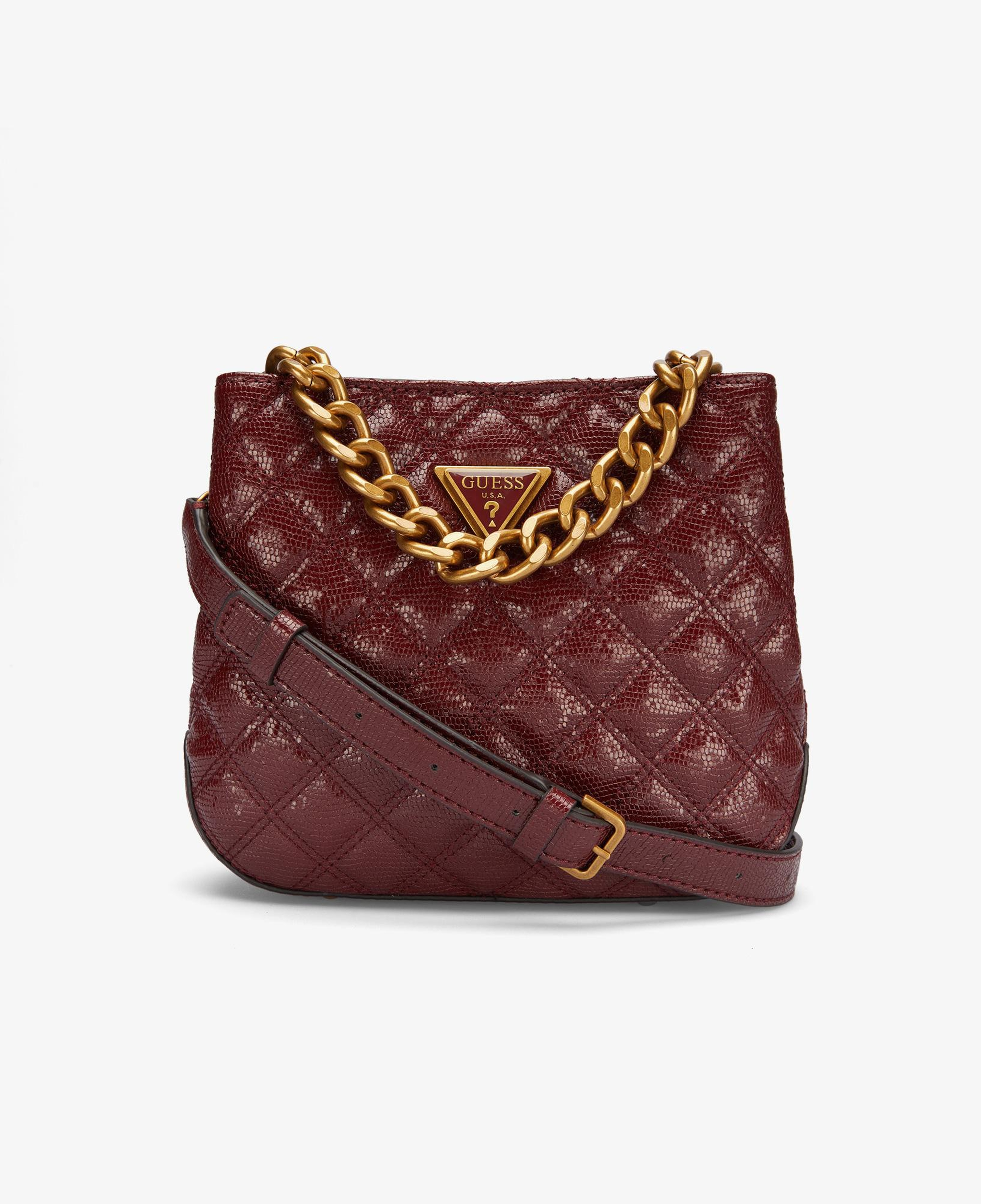 Guess Eıre Small Bucket 15010 Kadın Bordo El Çantası