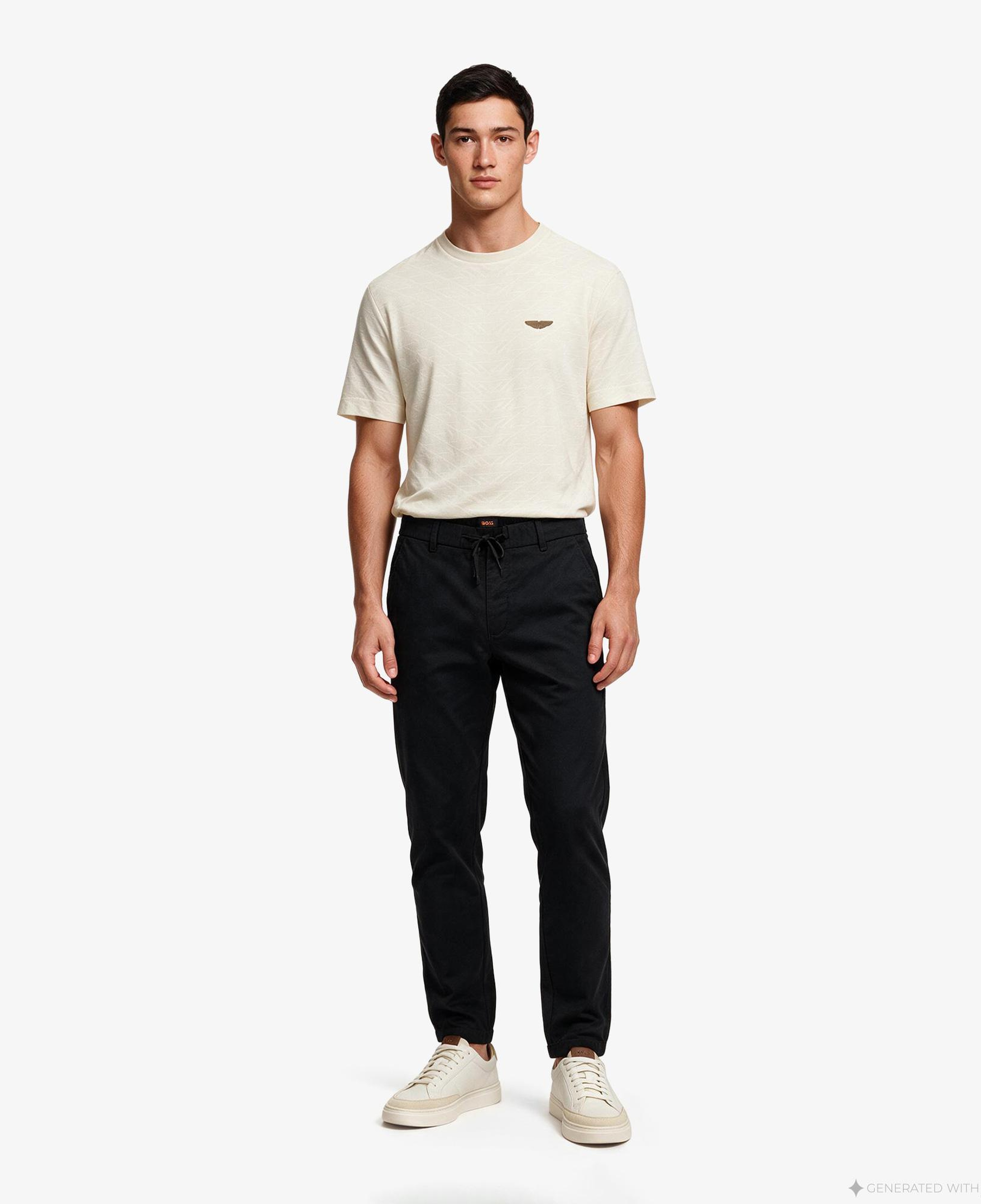 Boss Chino Tapered Erkek Siyah Trousers
