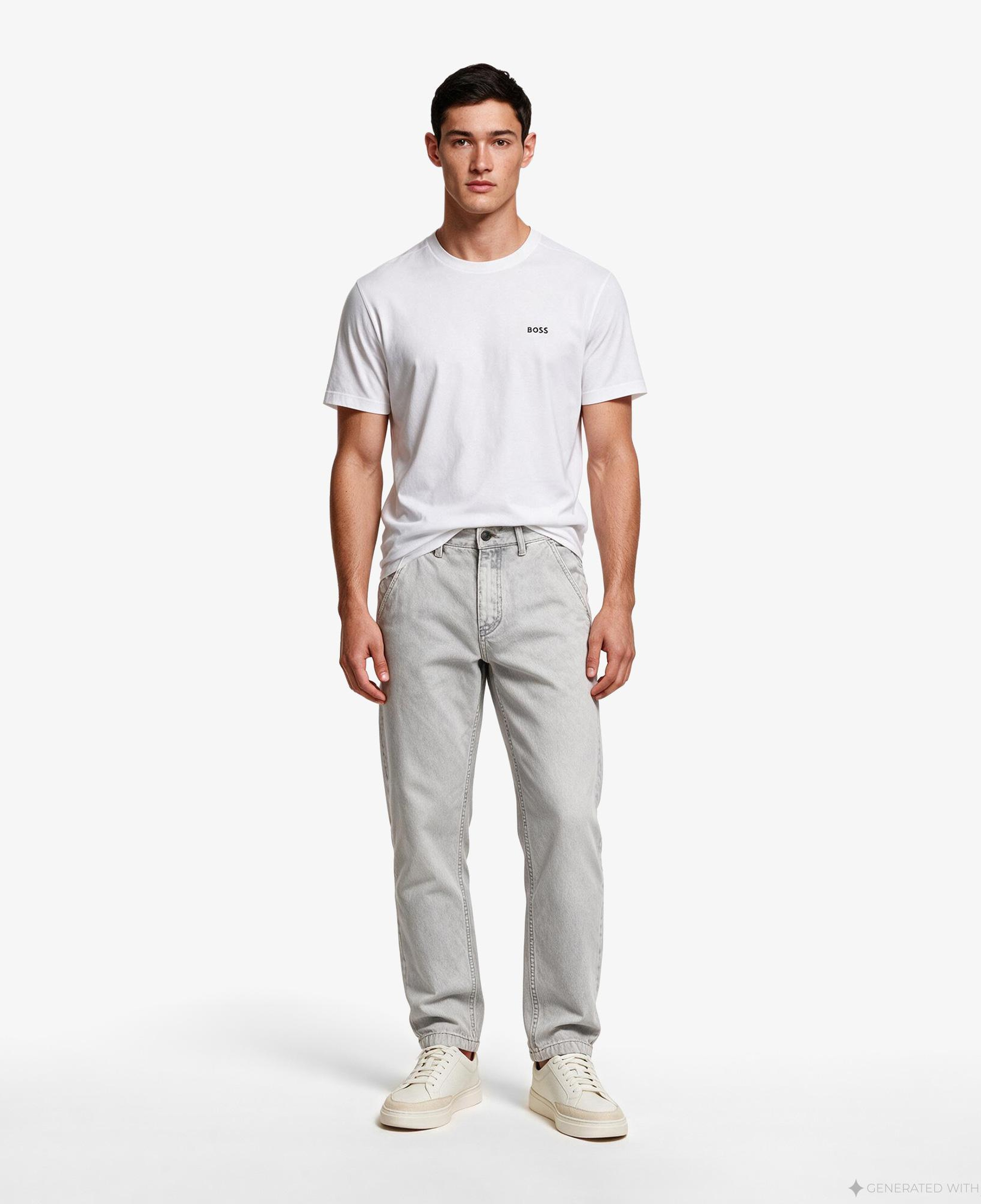 Boss Skye Hybrid Erkek Gri Jean