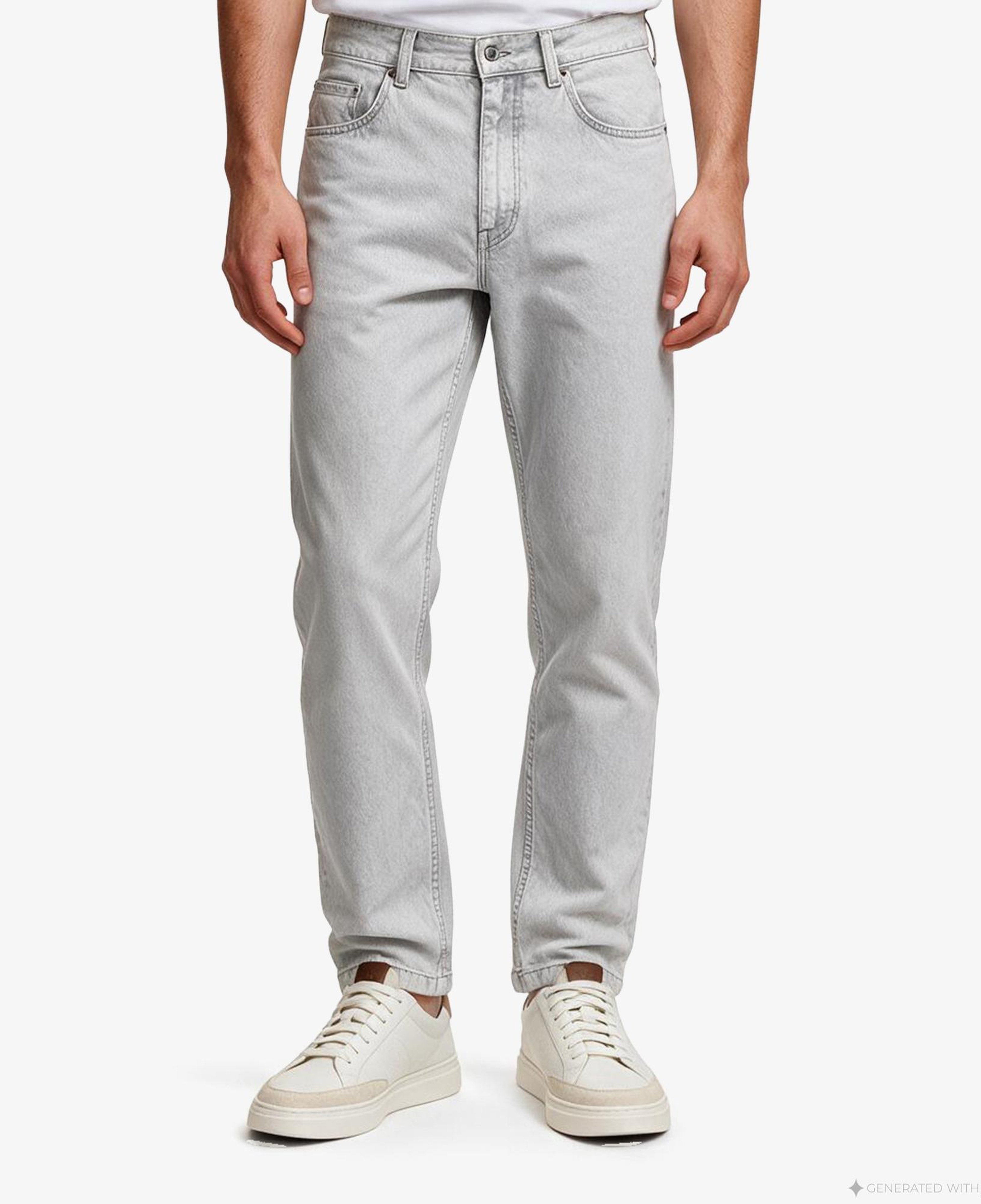 Boss Skye Hybrid Erkek Gri Jean