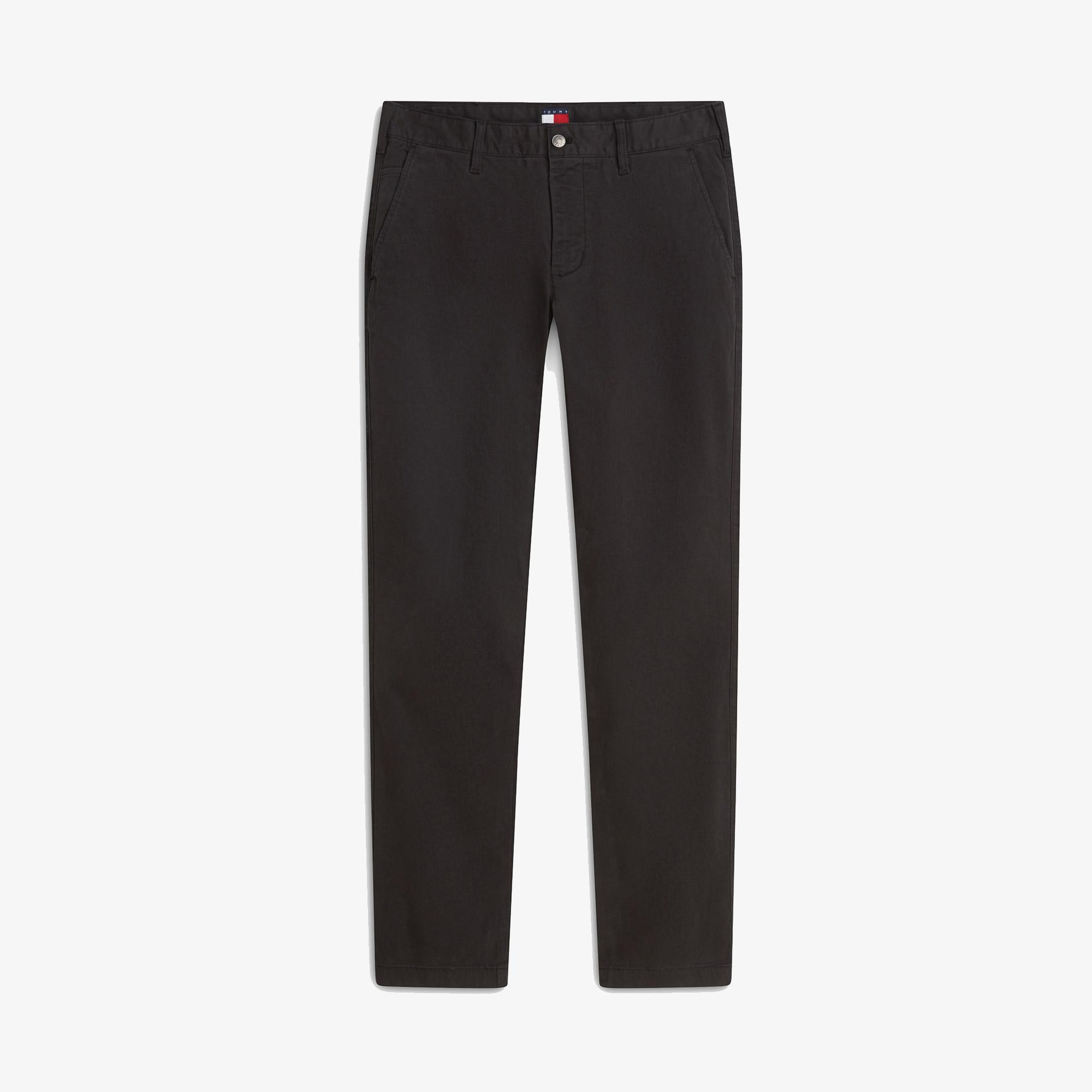 Tommy Hilfiger Scanton Twill Chino Erkek Siyah Pantolon