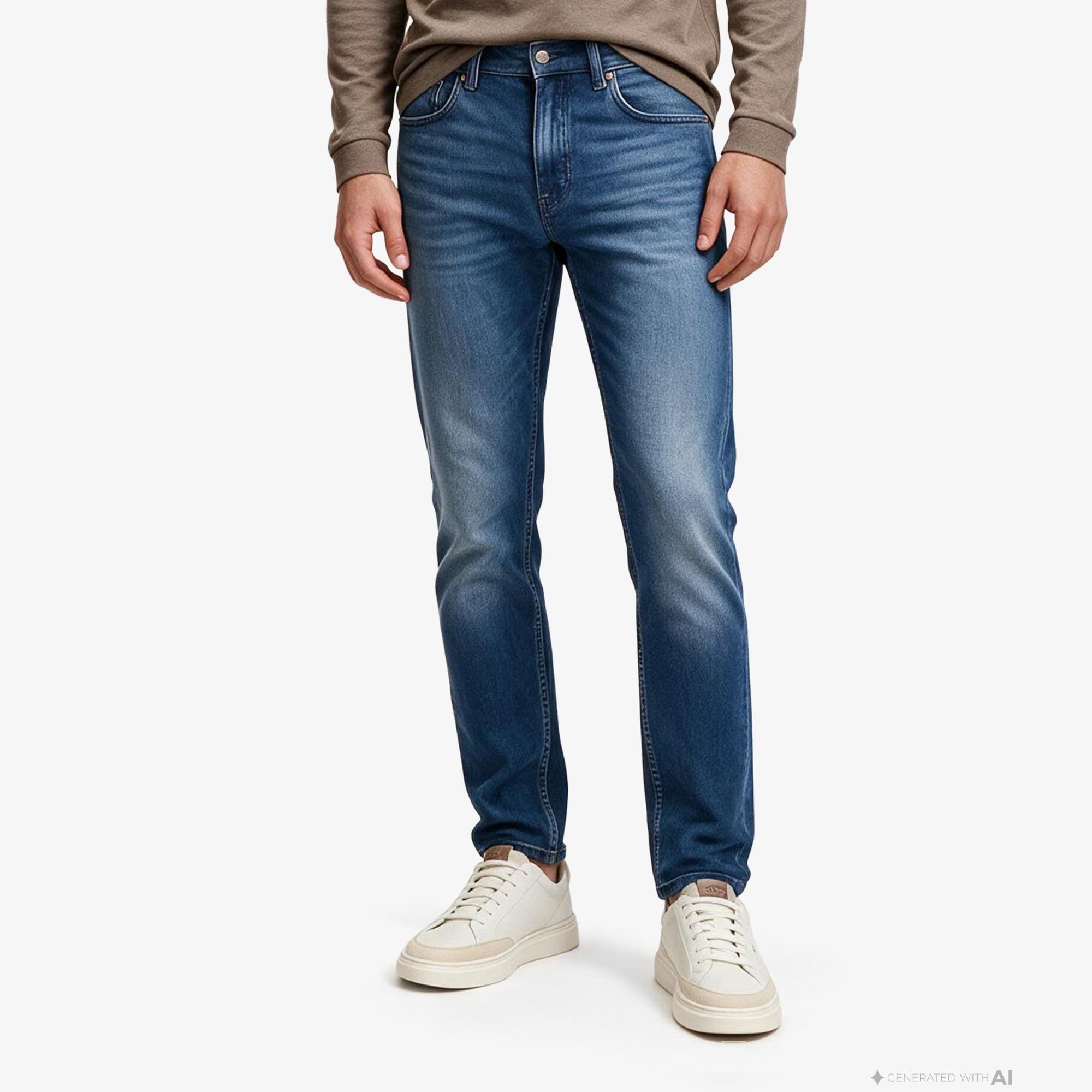 Boss Maine Erkek Mavi Jean