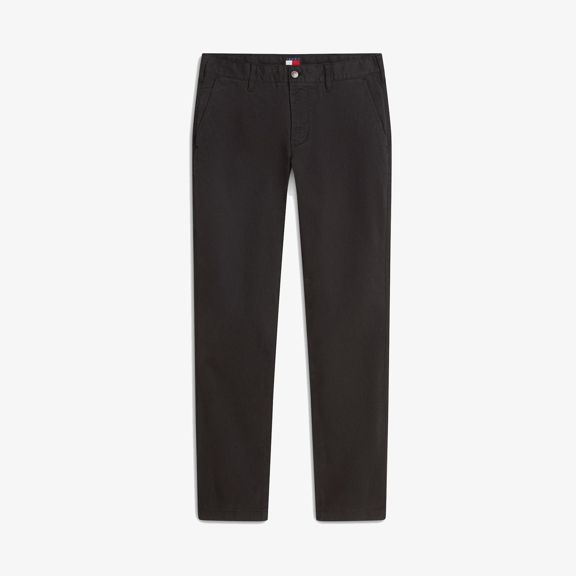 Tommy Hilfiger Scanton Twill Chino Erkek Siyah Pantolon