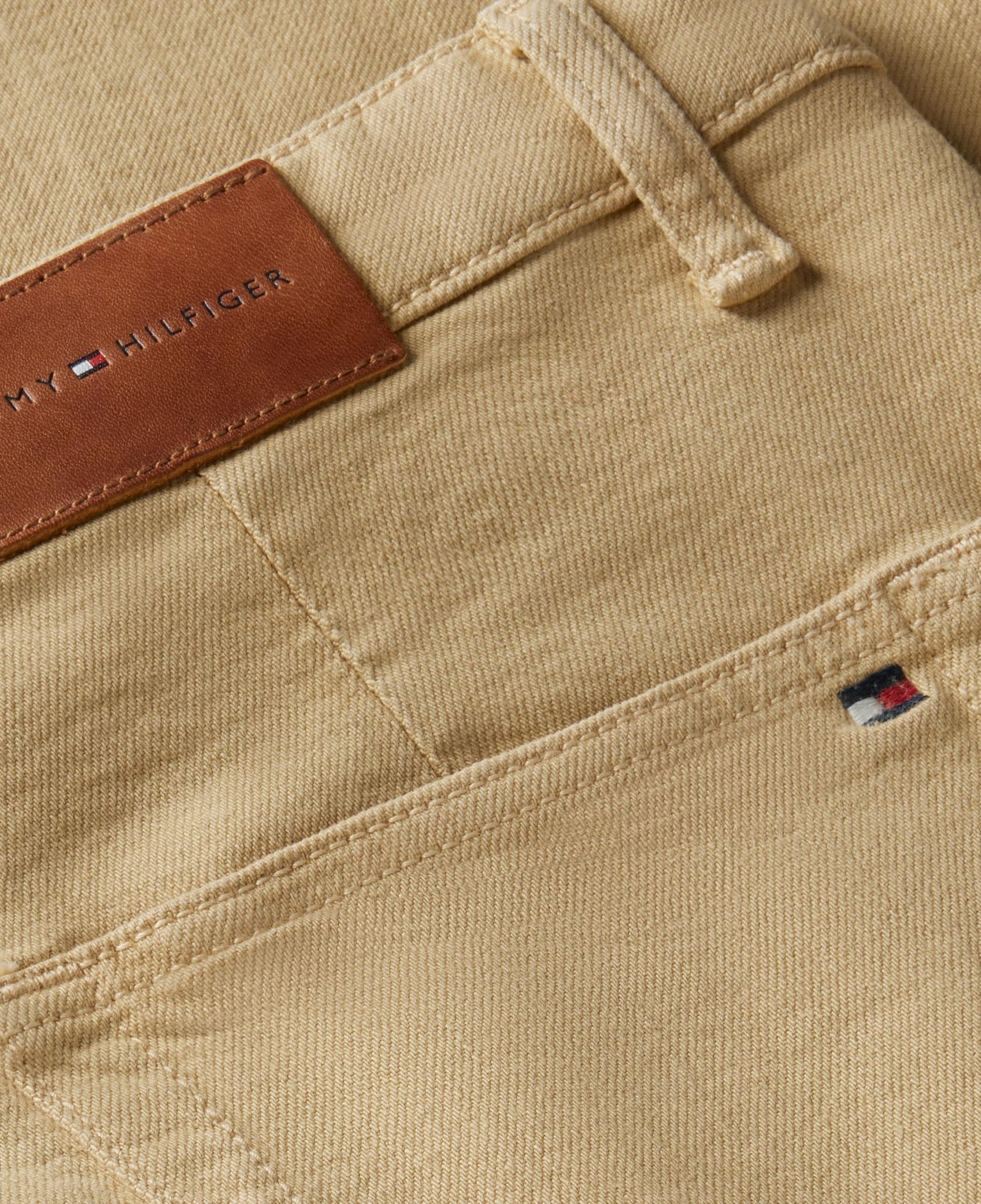 Tommy Hilfiger Wide Leg Washed Kadın Bej Jean