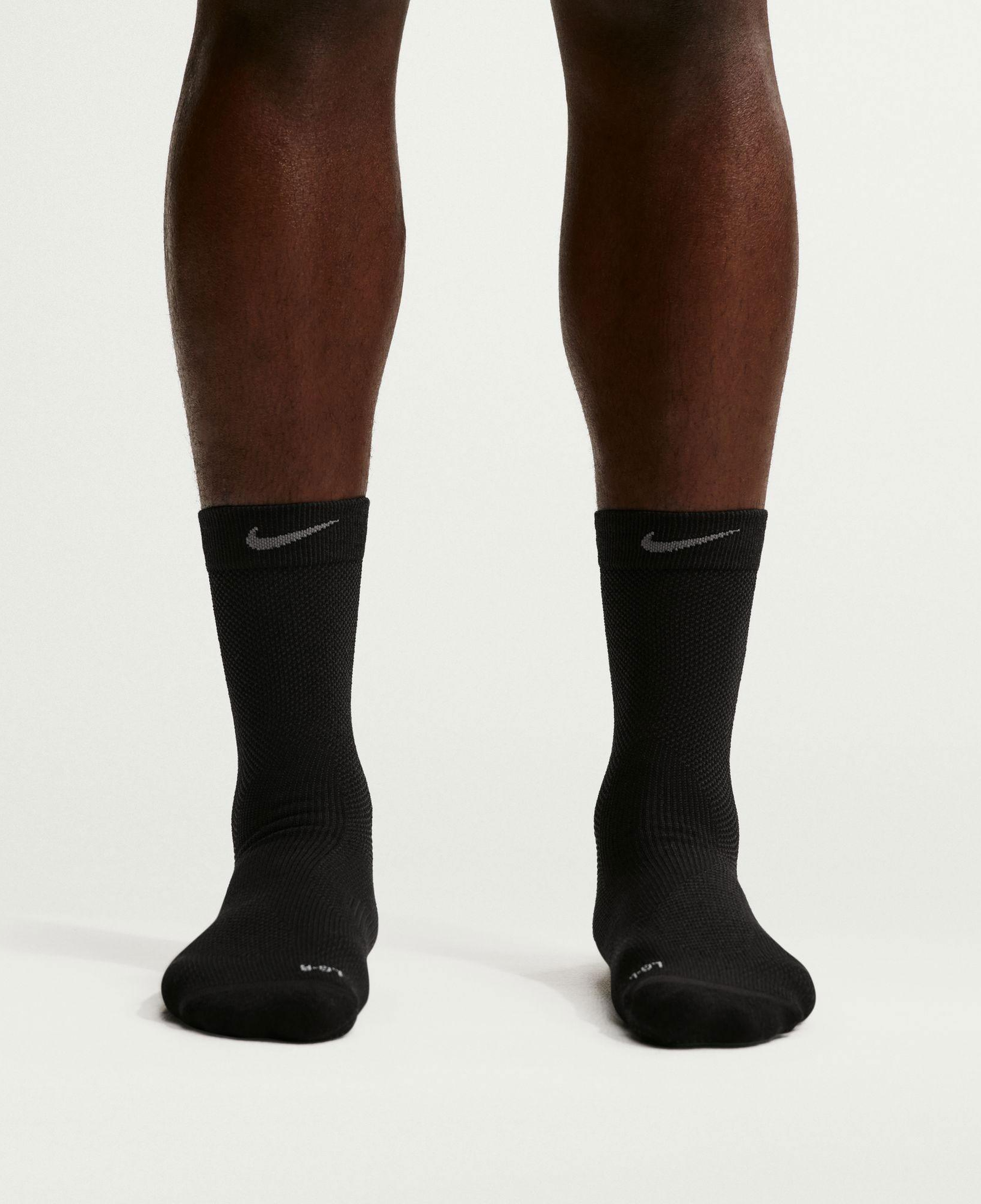 Nike Running Lightweight Crew Unisex Siyah Çorap