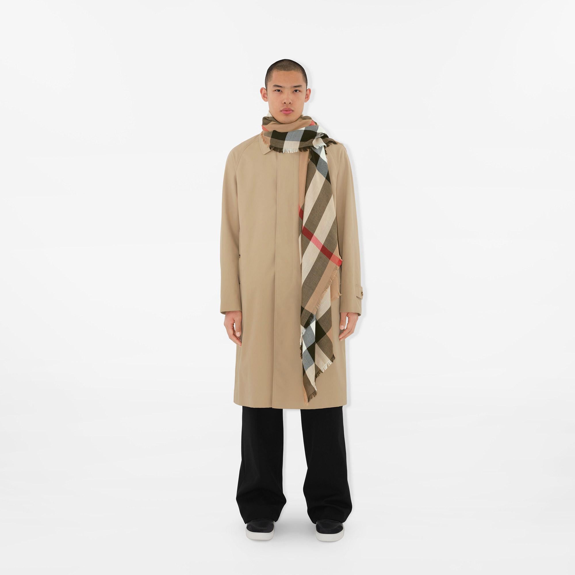 Burberry Hmega Cashmere Silk Kadın Bej Atkı