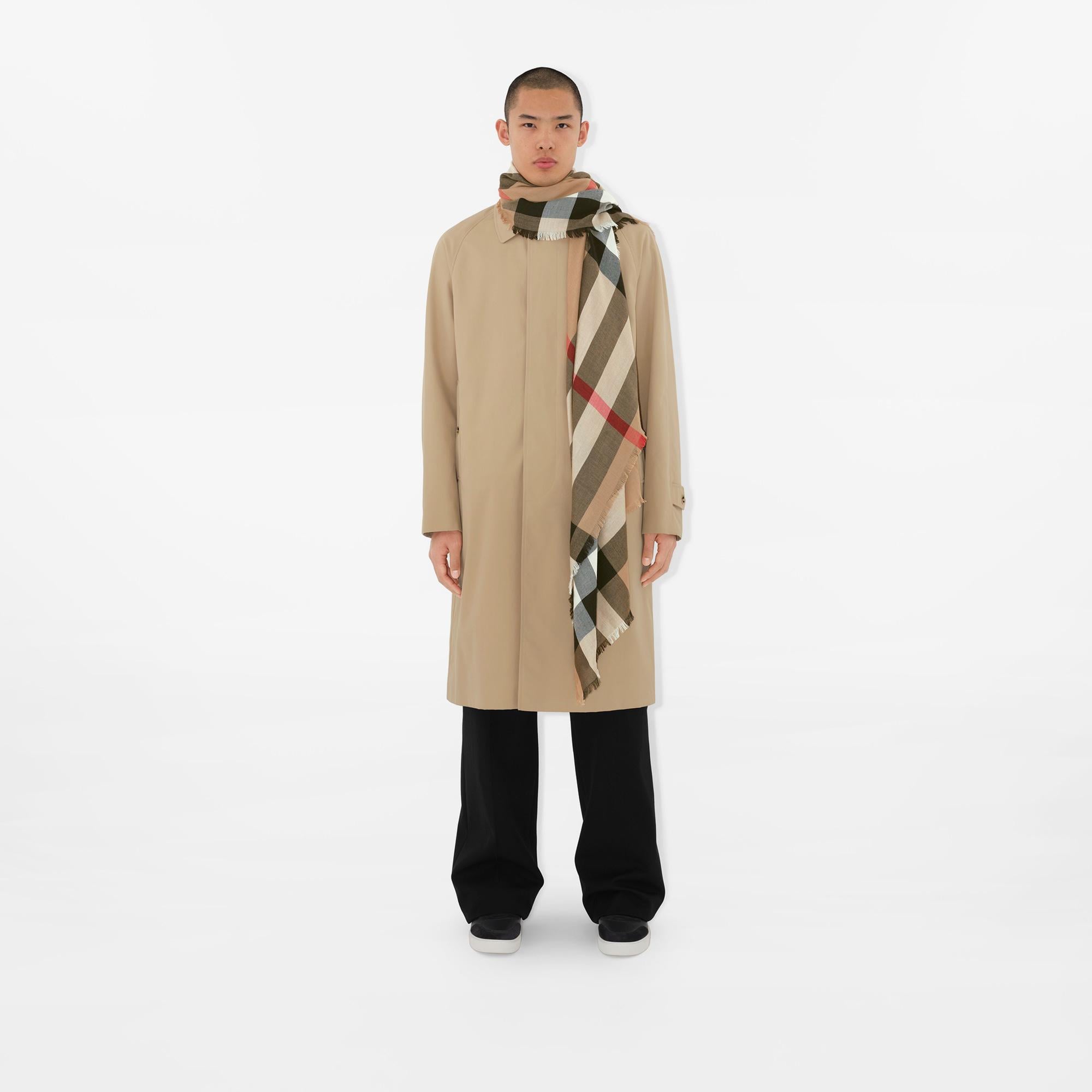 Burberry Hmega Cashmere Silk Kadın Bej Atkı