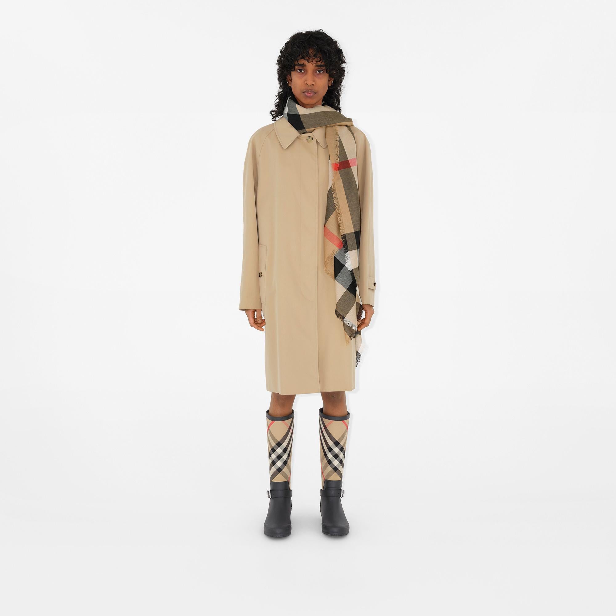 Burberry Hmega Cashmere Silk Kadın Bej Atkı