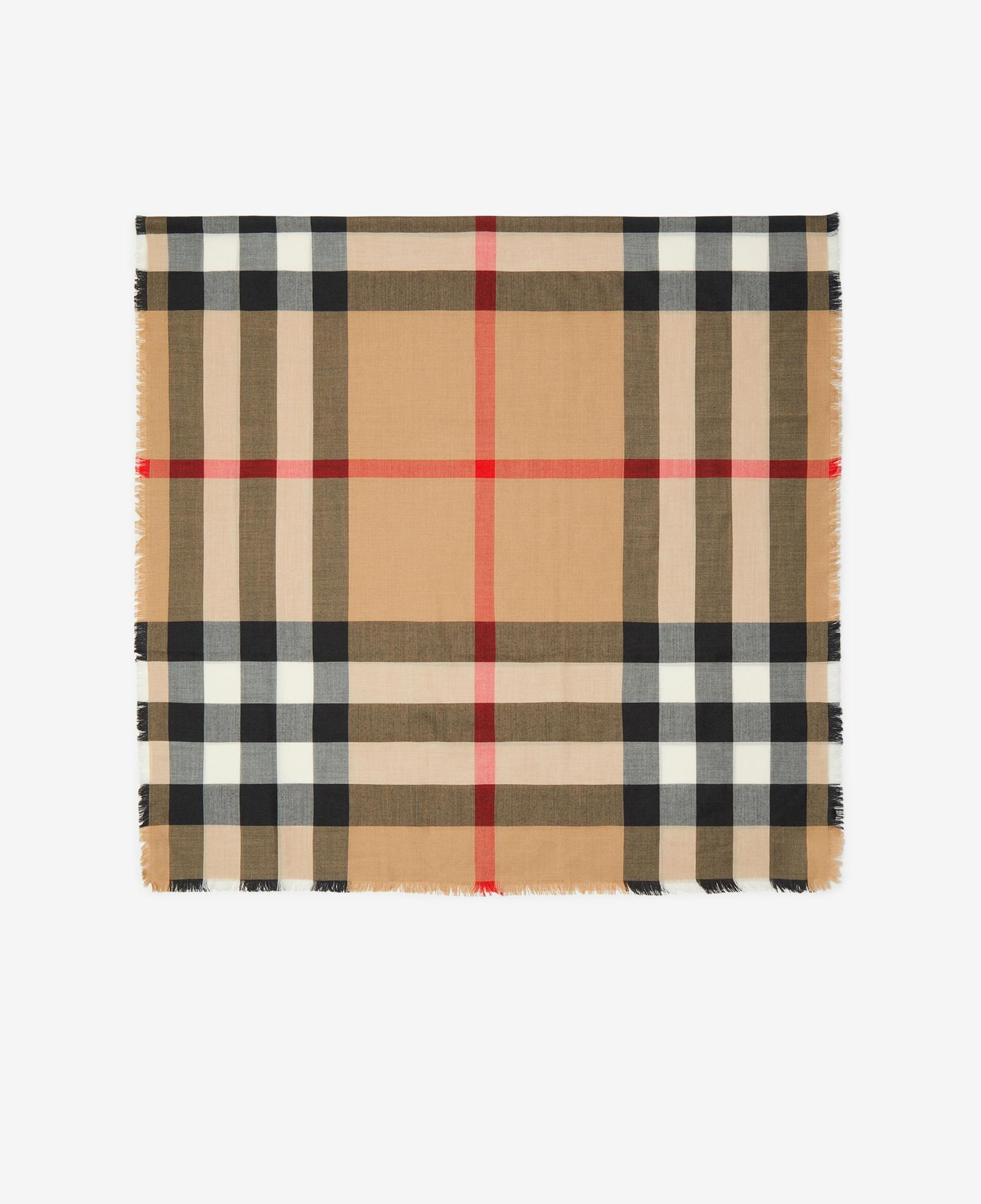 Burberry Hmega Cashmere Silk Kadın Bej Atkı