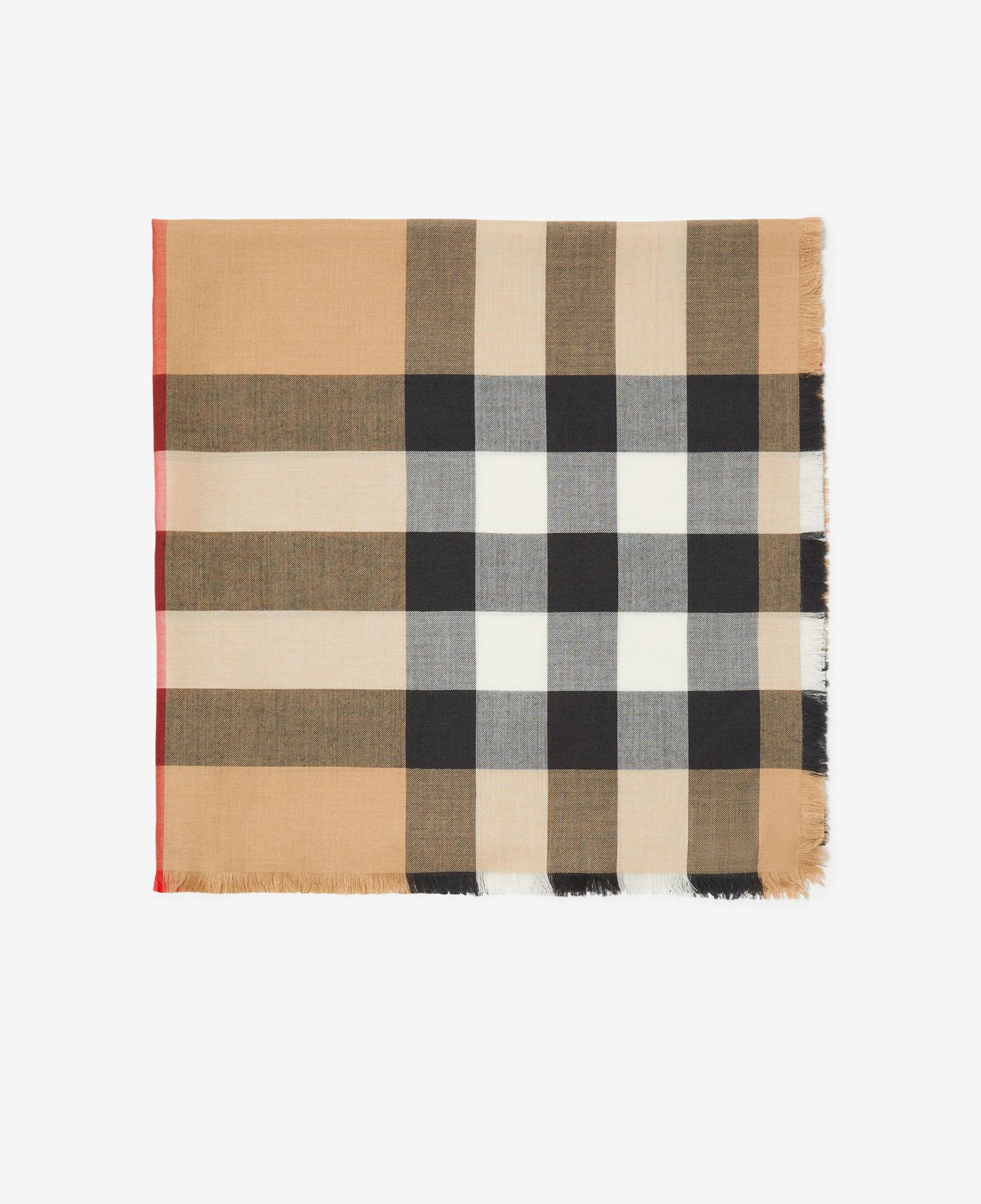 Burberry Hmega Cashmere Silk Kadın Bej Atkı