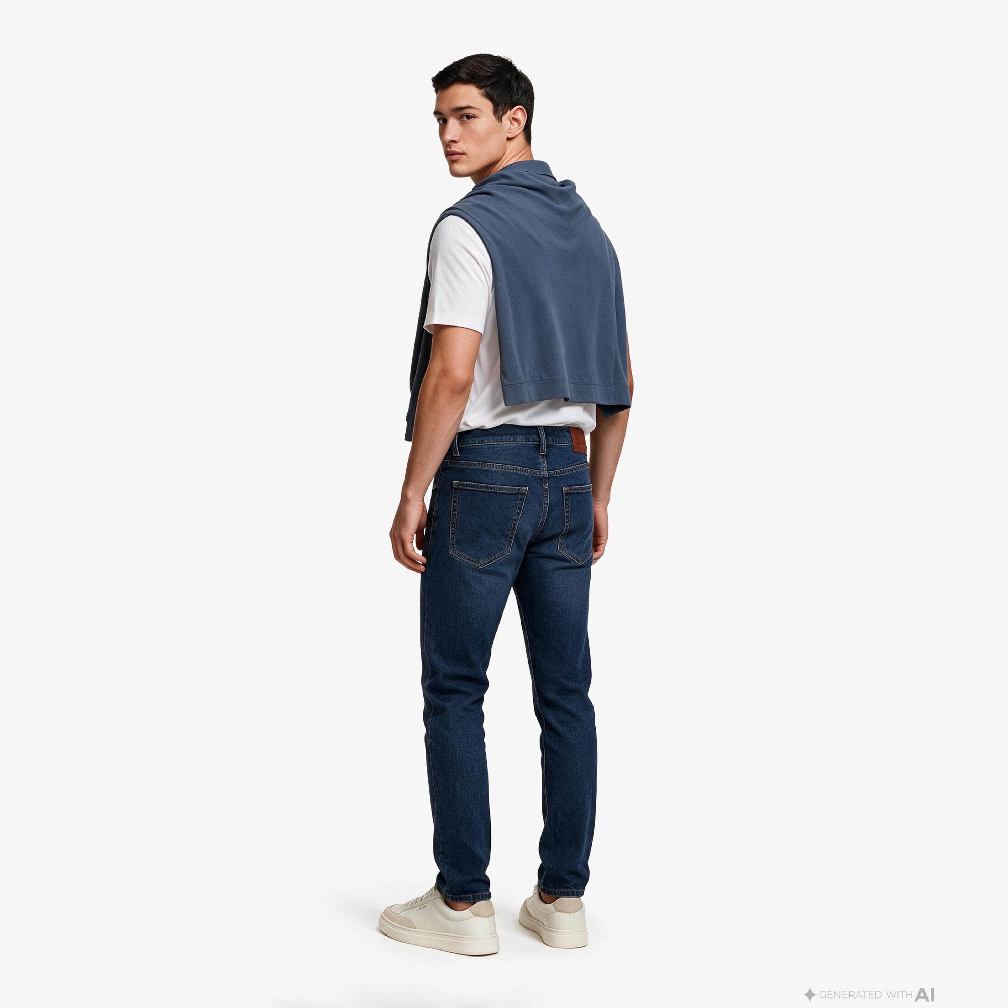 Boss Delaware Erkek Lacivert Jean
