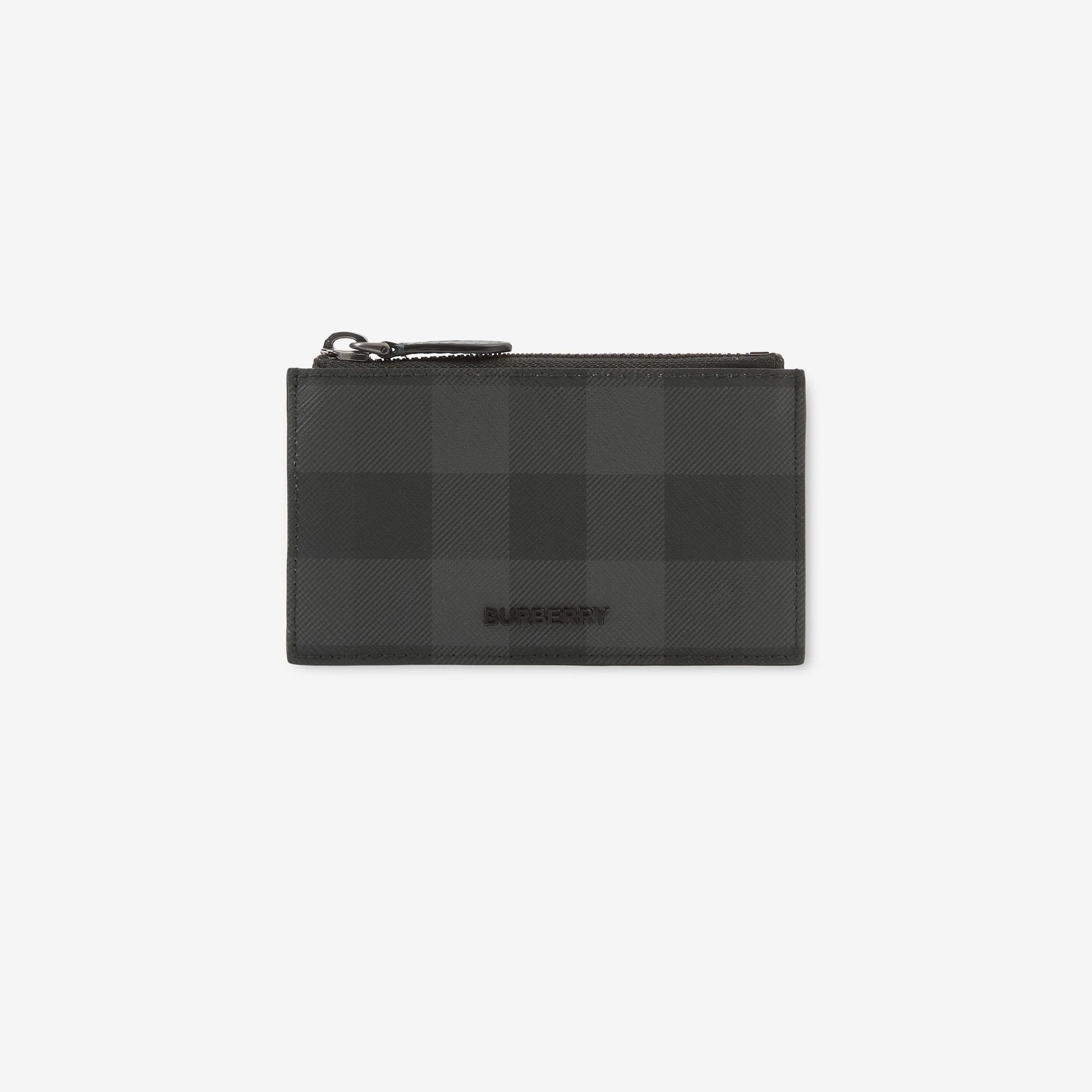 Burberry Check Zip Erkek Gri Kartlık