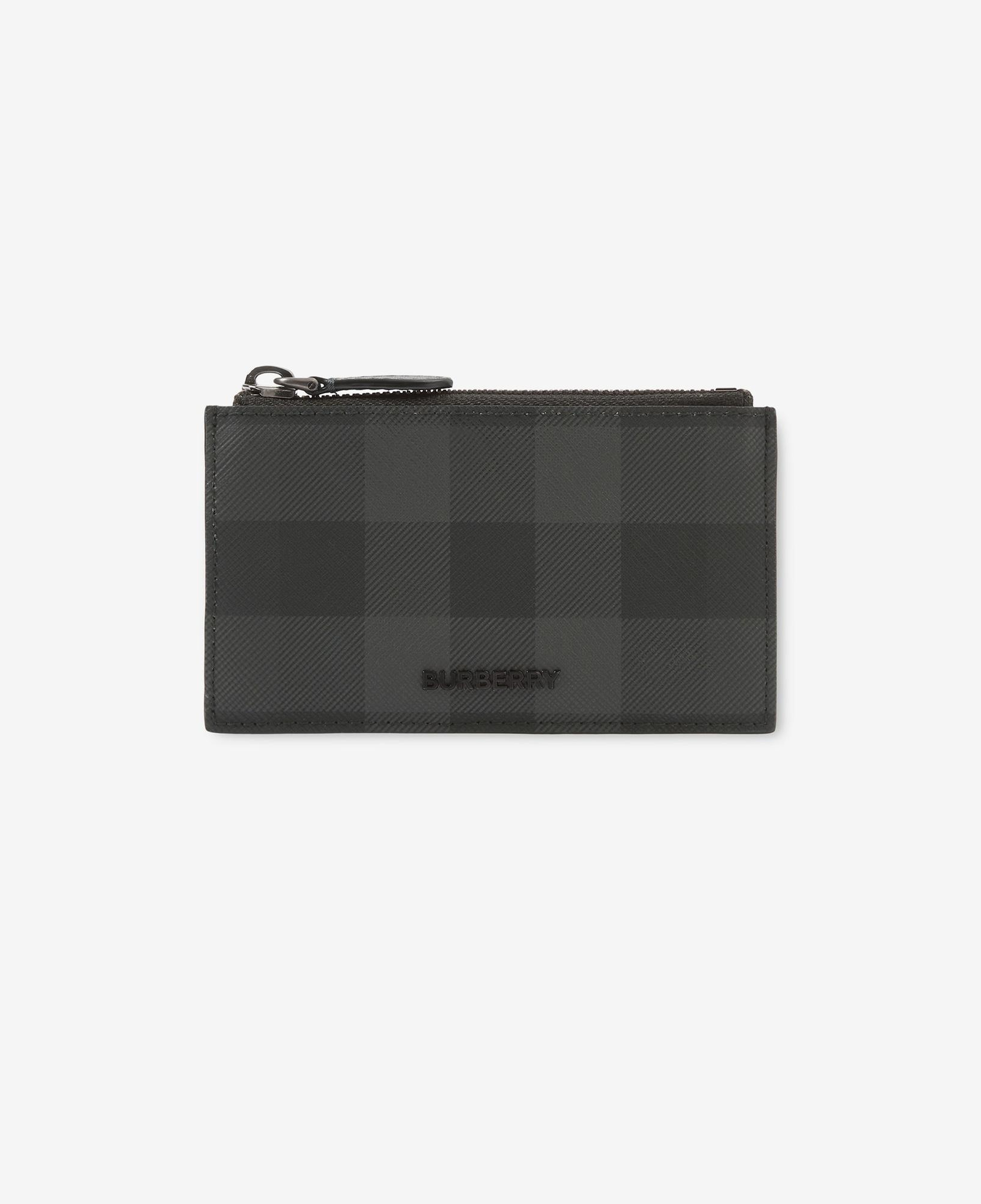 Burberry Check Zip Erkek Gri Kartlık