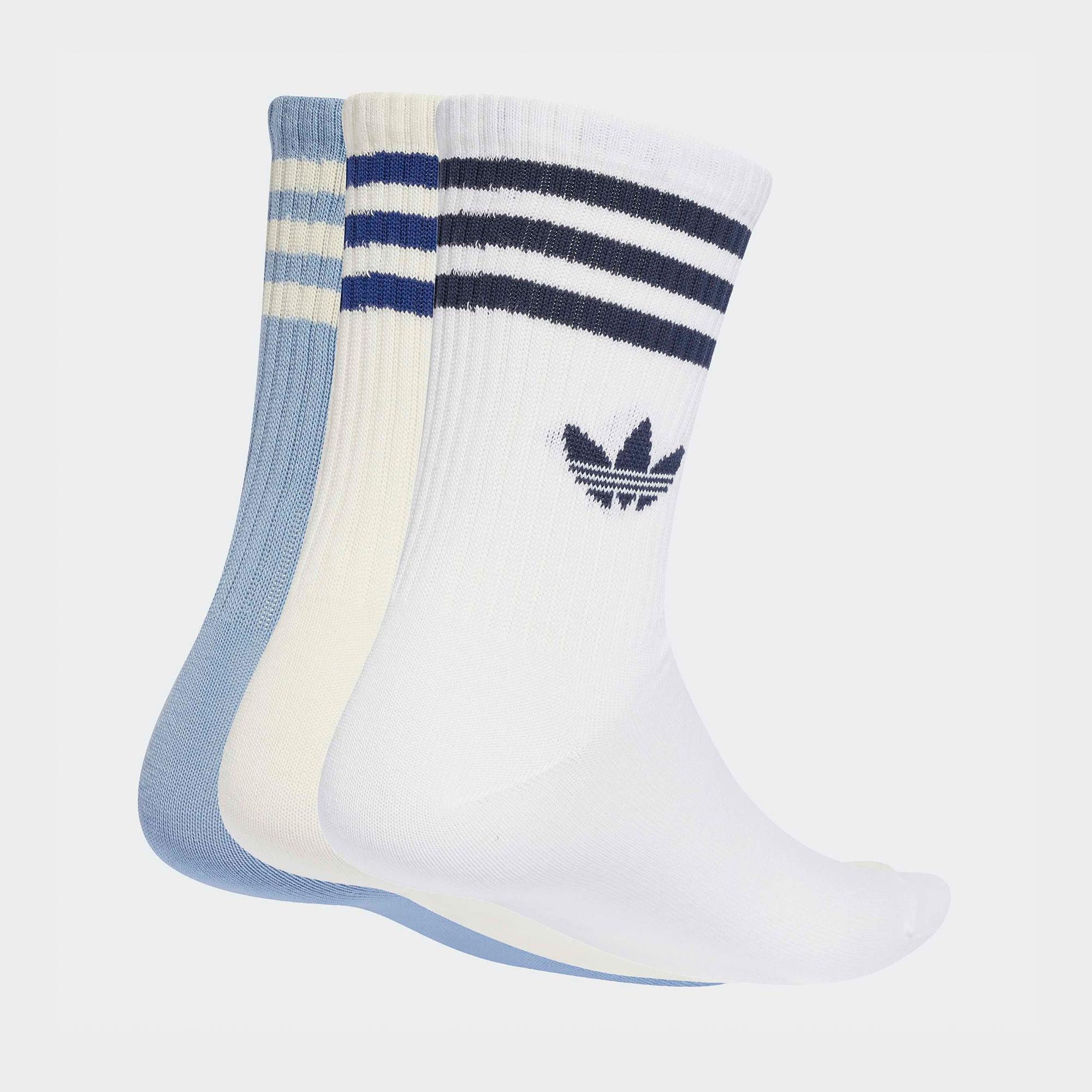adidas 3-Stripes 3'lü Kadın Renkli Çorap
