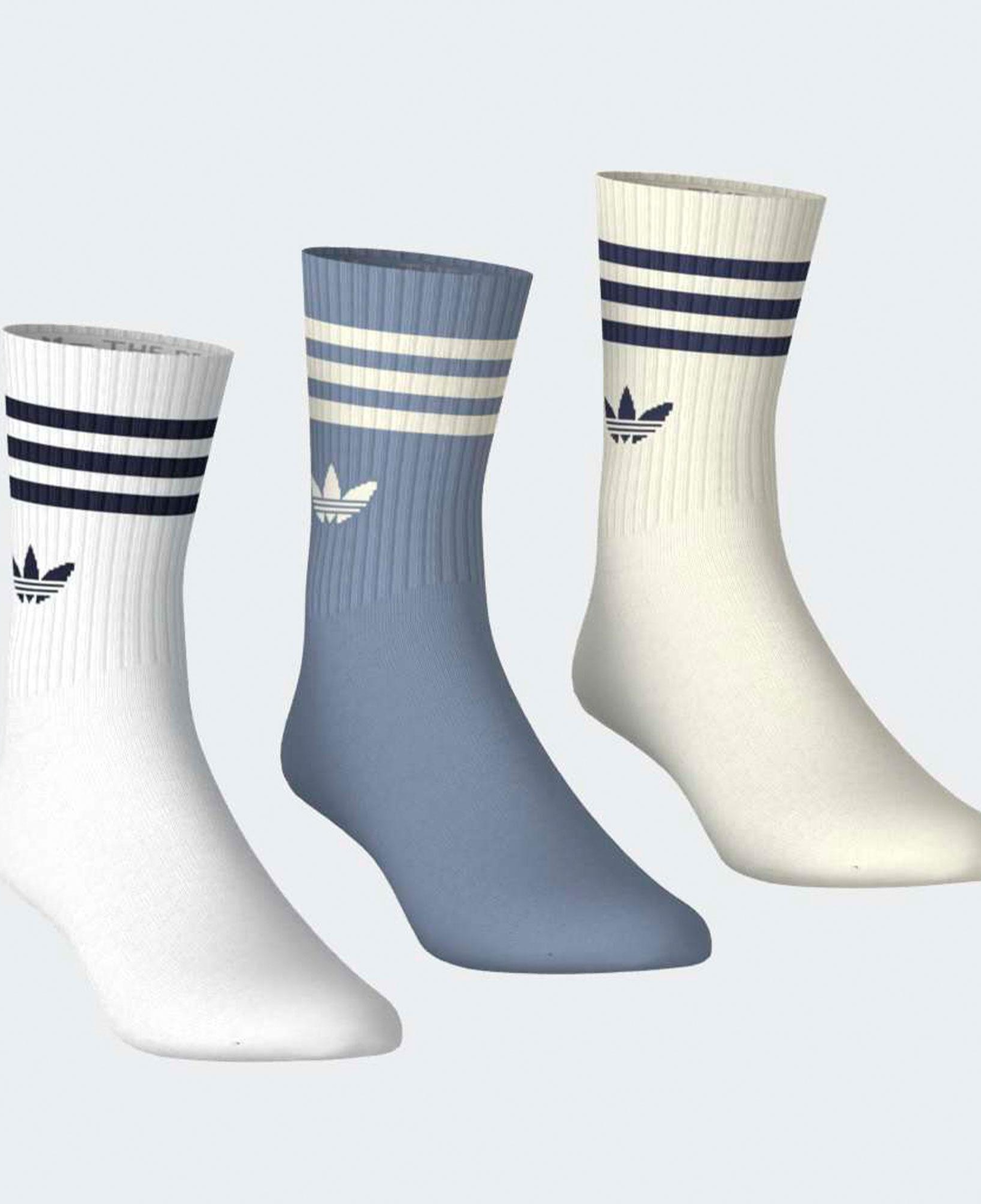 adidas 3-Stripes 3'lü Kadın Renkli Çorap