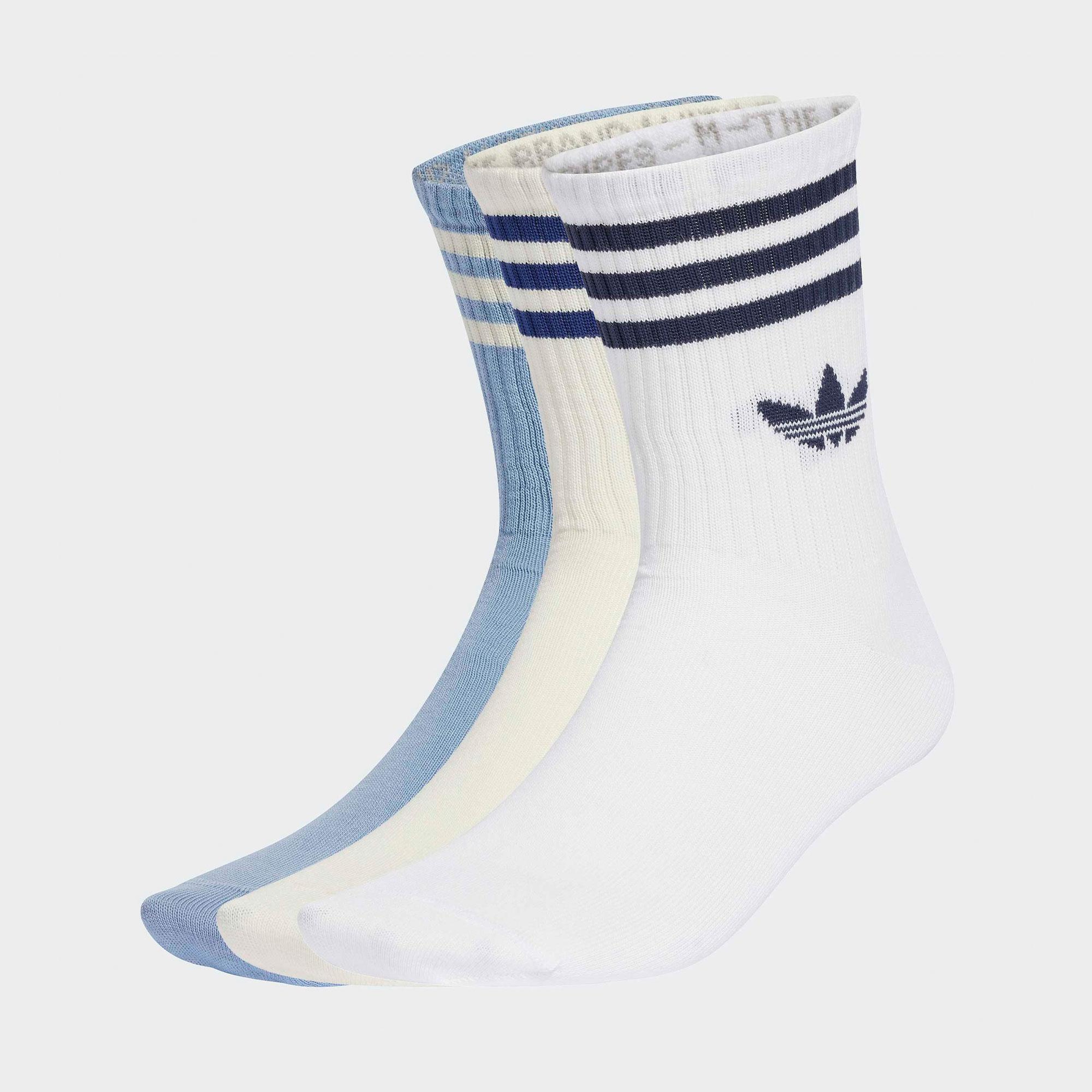 adidas 3-Stripes 3'lü Kadın Renkli Çorap