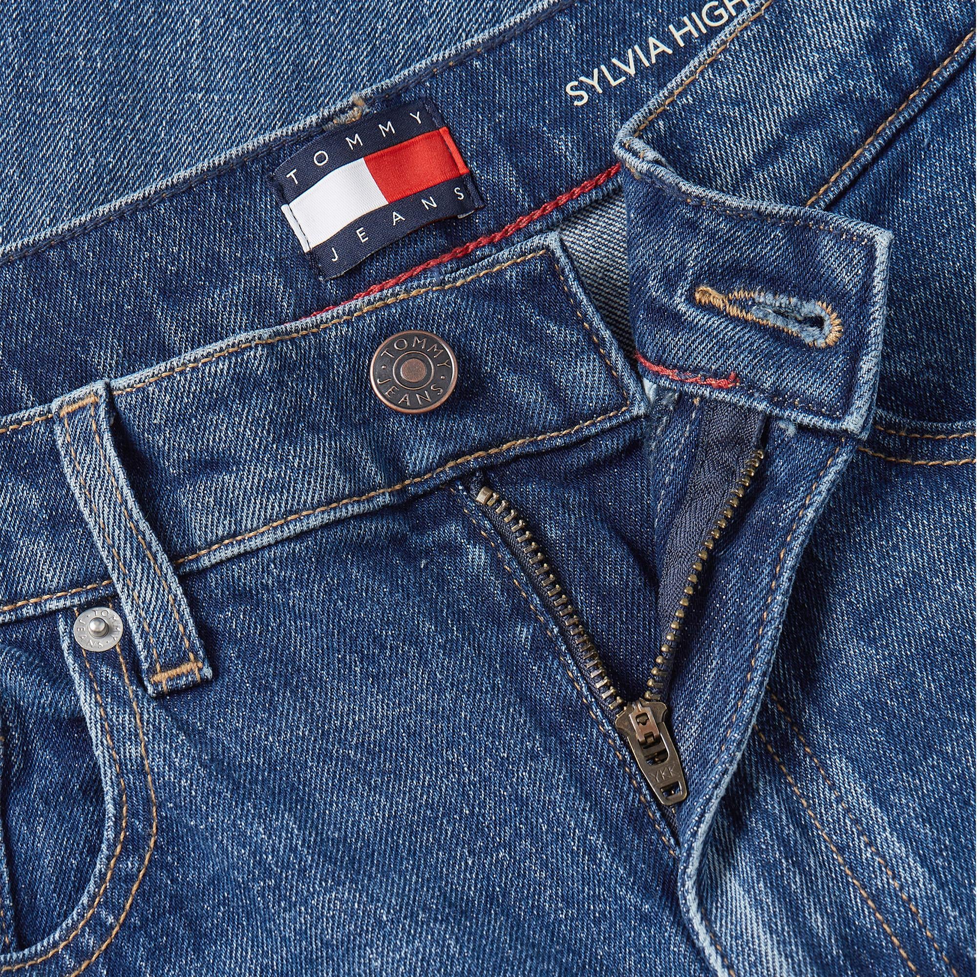 Tommy Hilfiger Sylvia High Rise Bj0155 Kadın Mavi Jean