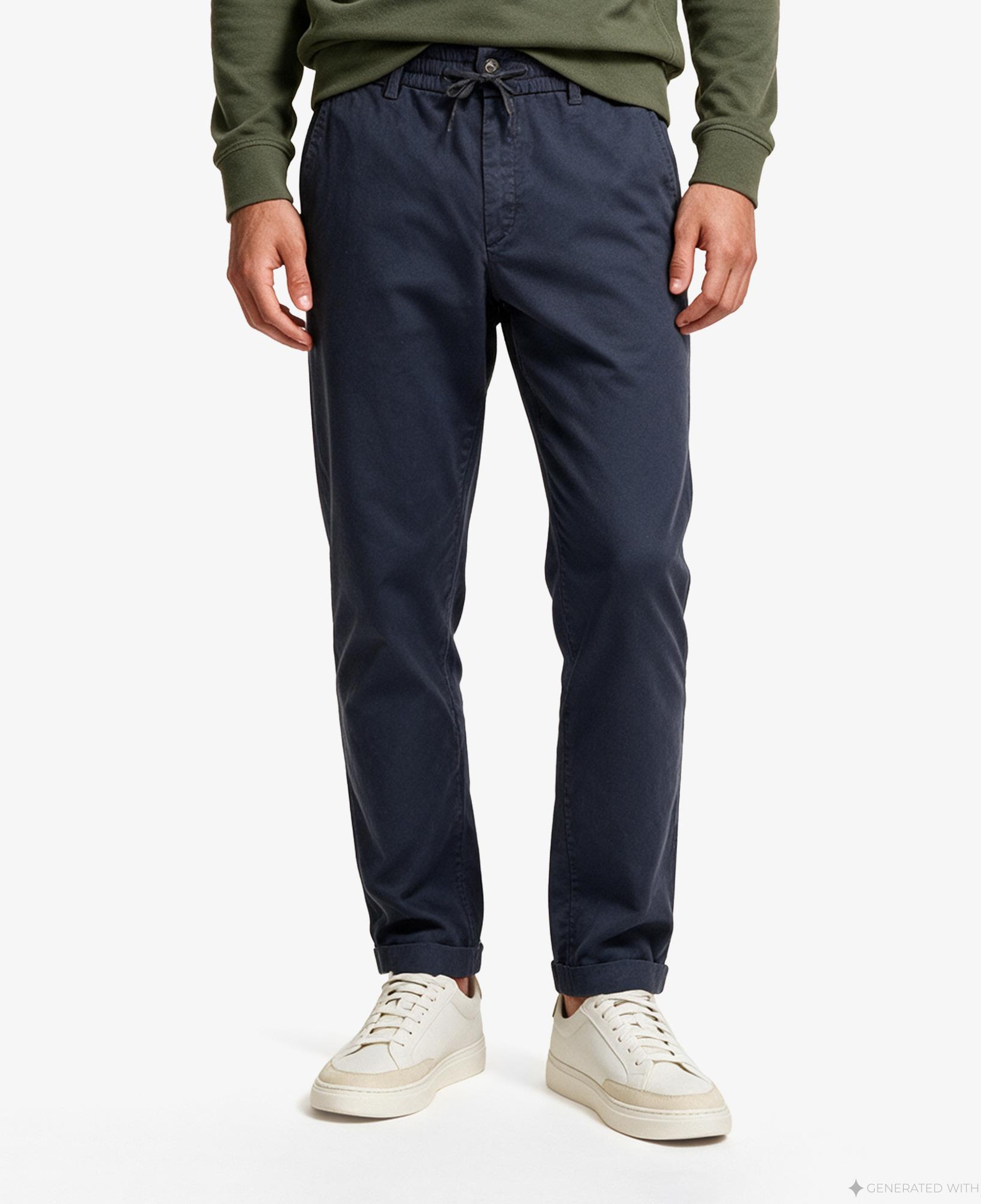 Boss Chino Tapered Erkek Lacivert Trousers