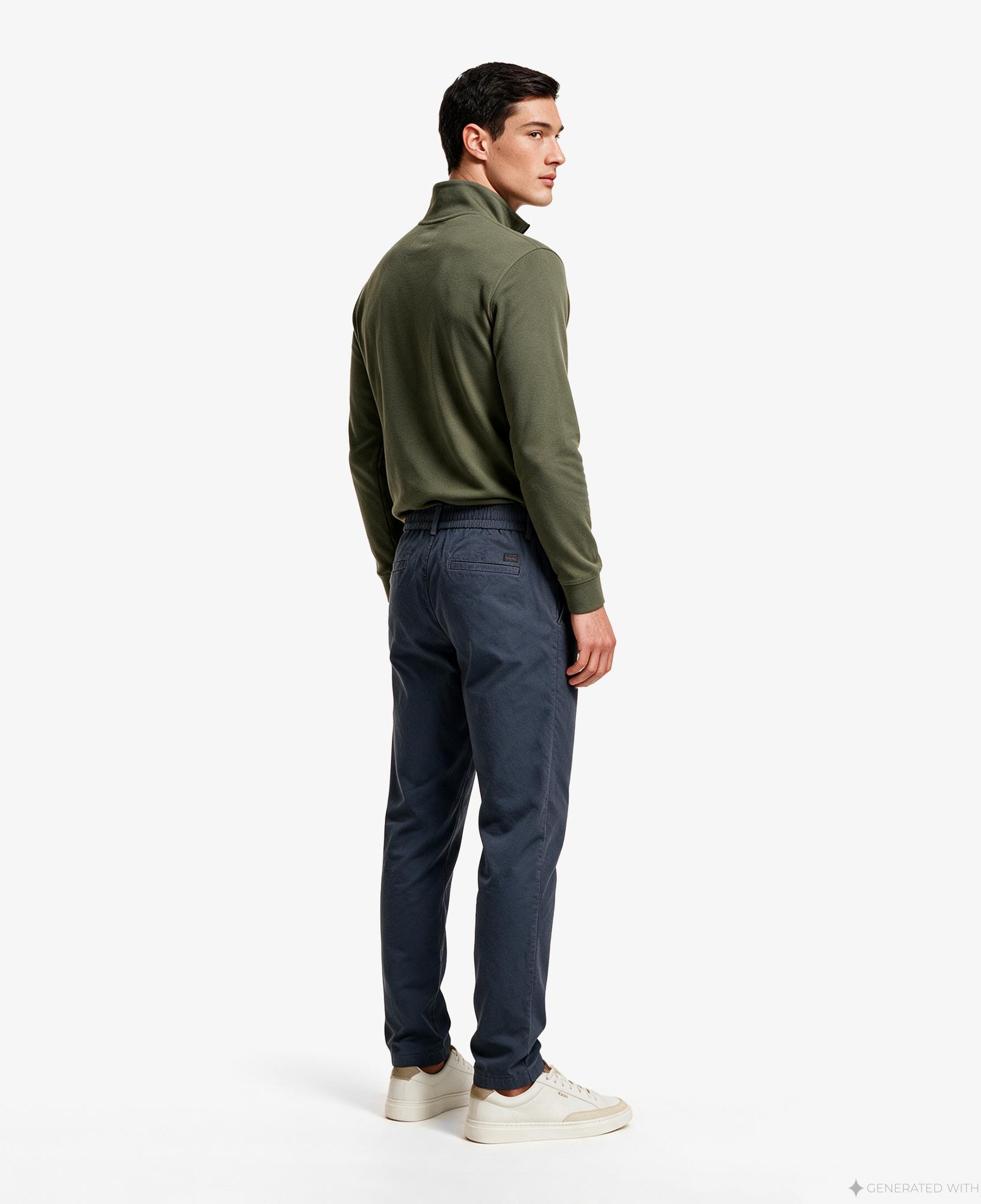 Boss Chino Tapered Erkek Lacivert Trousers