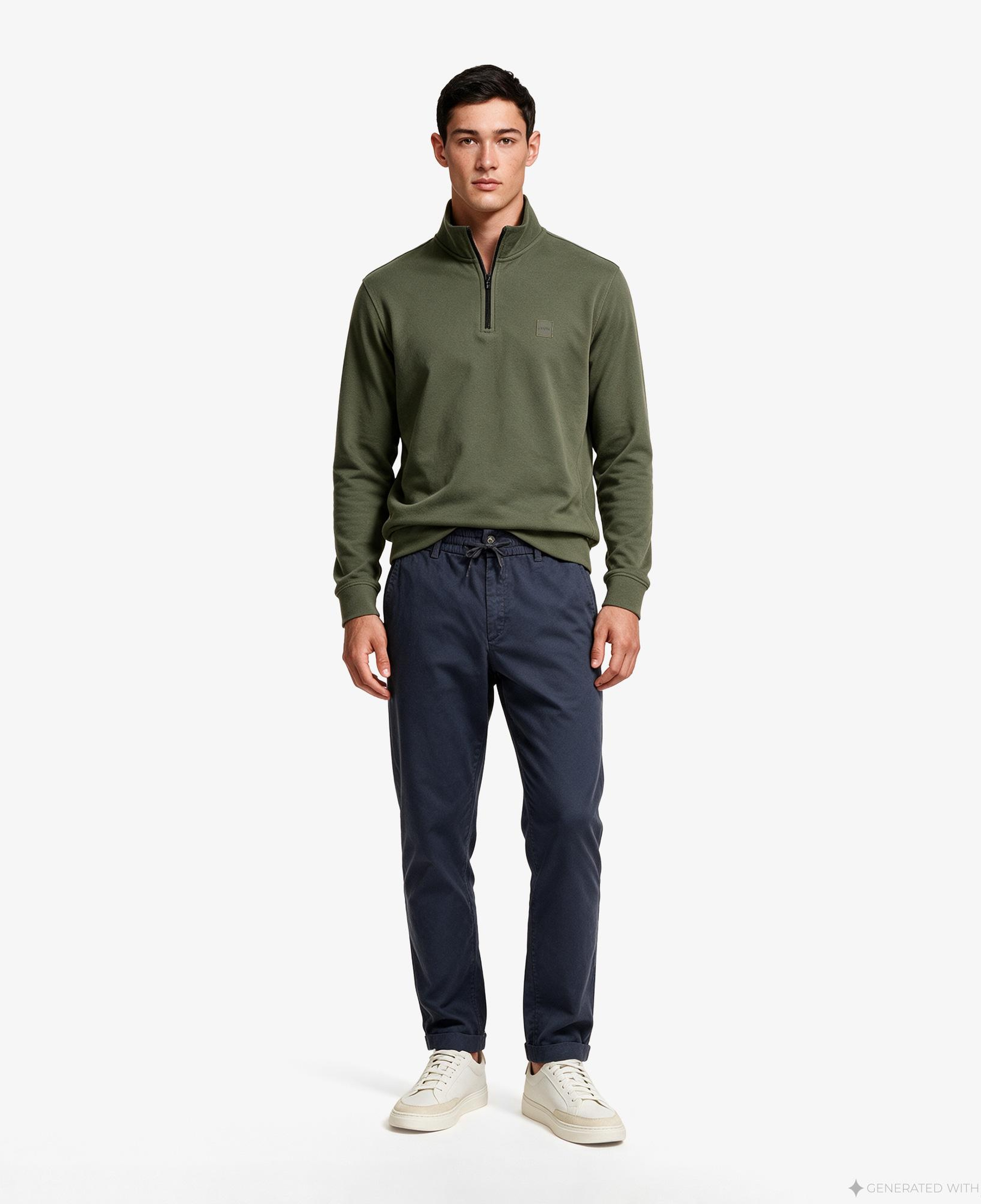Boss Chino Tapered Erkek Lacivert Trousers