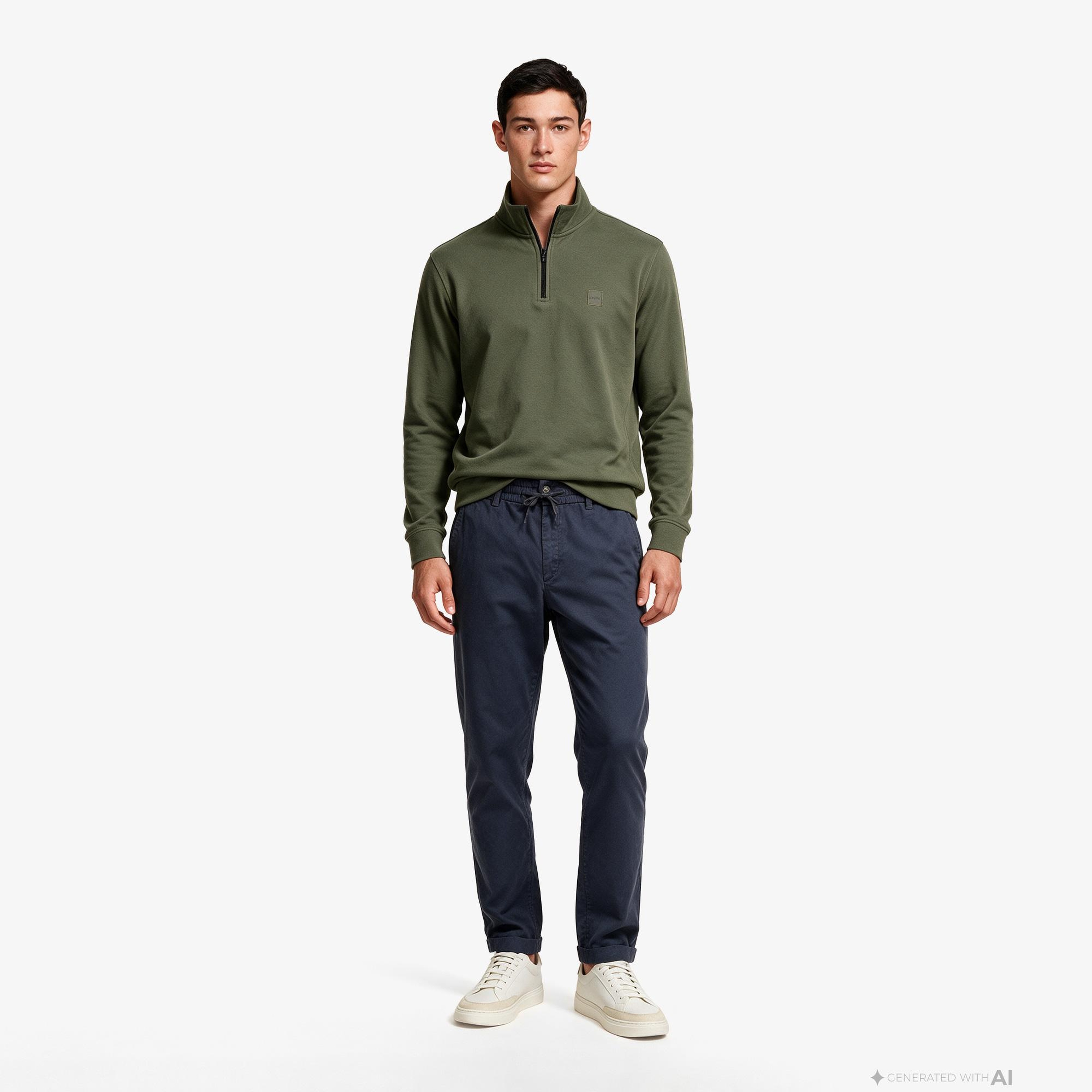 Boss Chino Tapered Erkek Lacivert Trousers