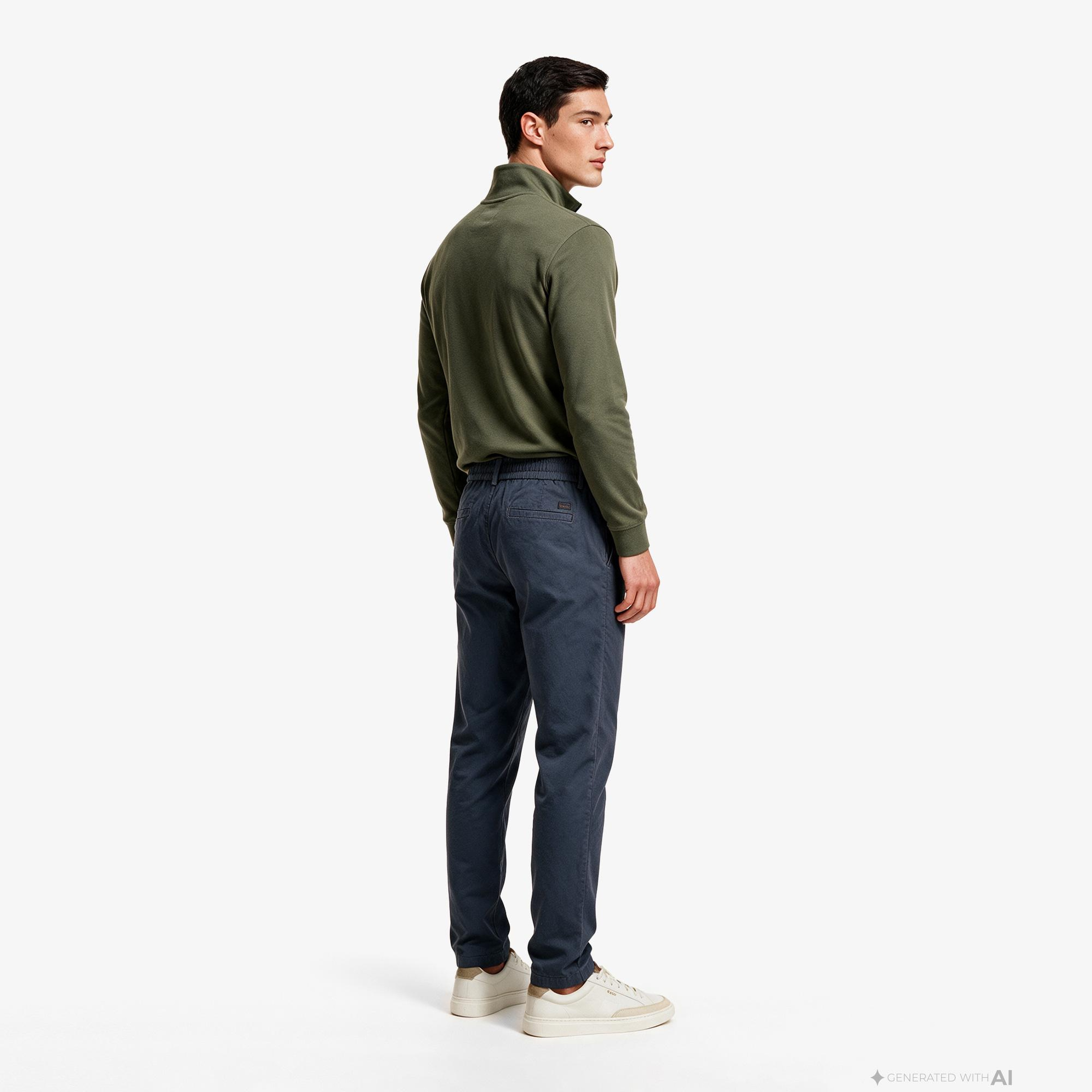 Boss Chino Tapered Erkek Lacivert Trousers
