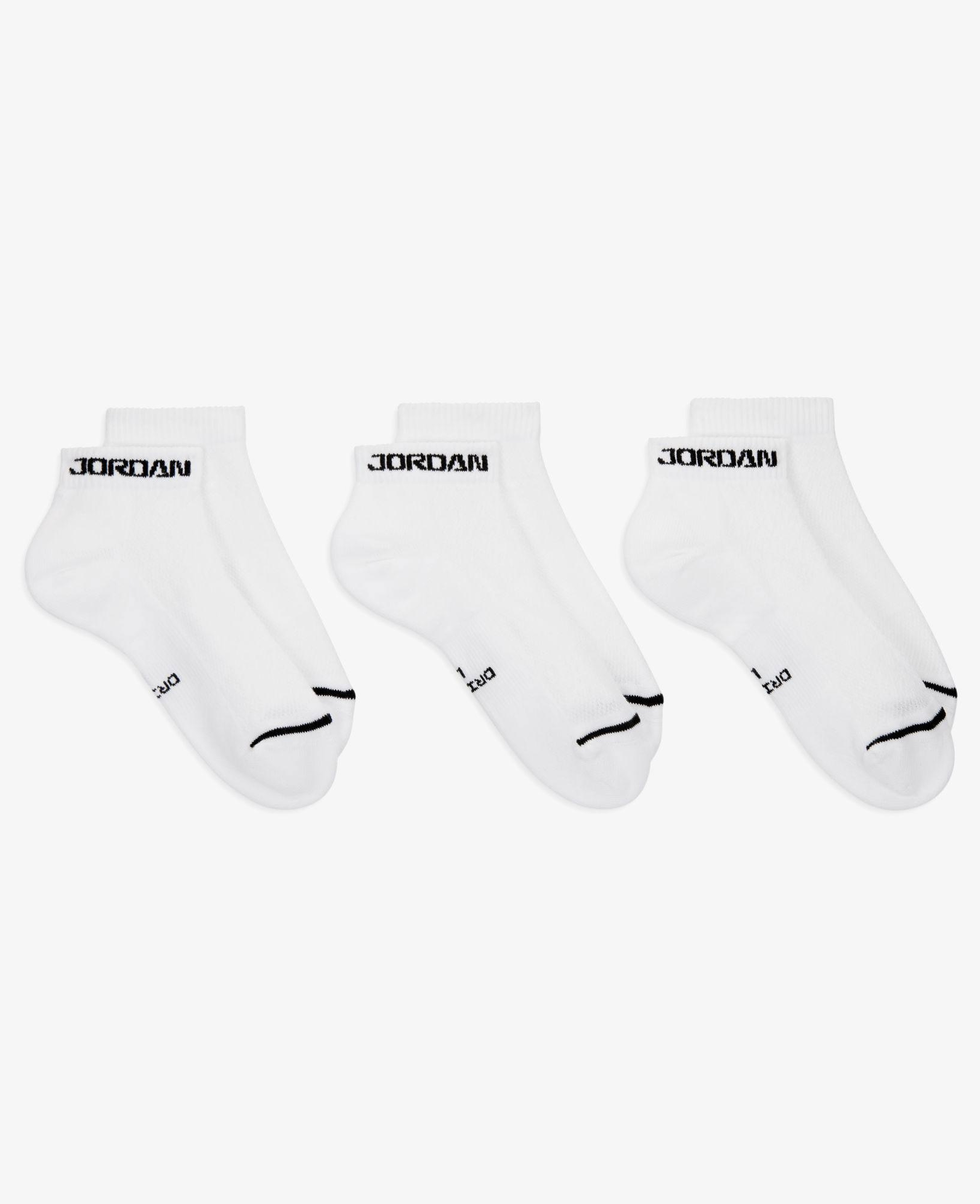 Jordan Everyday Elevated 3'lü Unisex Beyaz Çorap