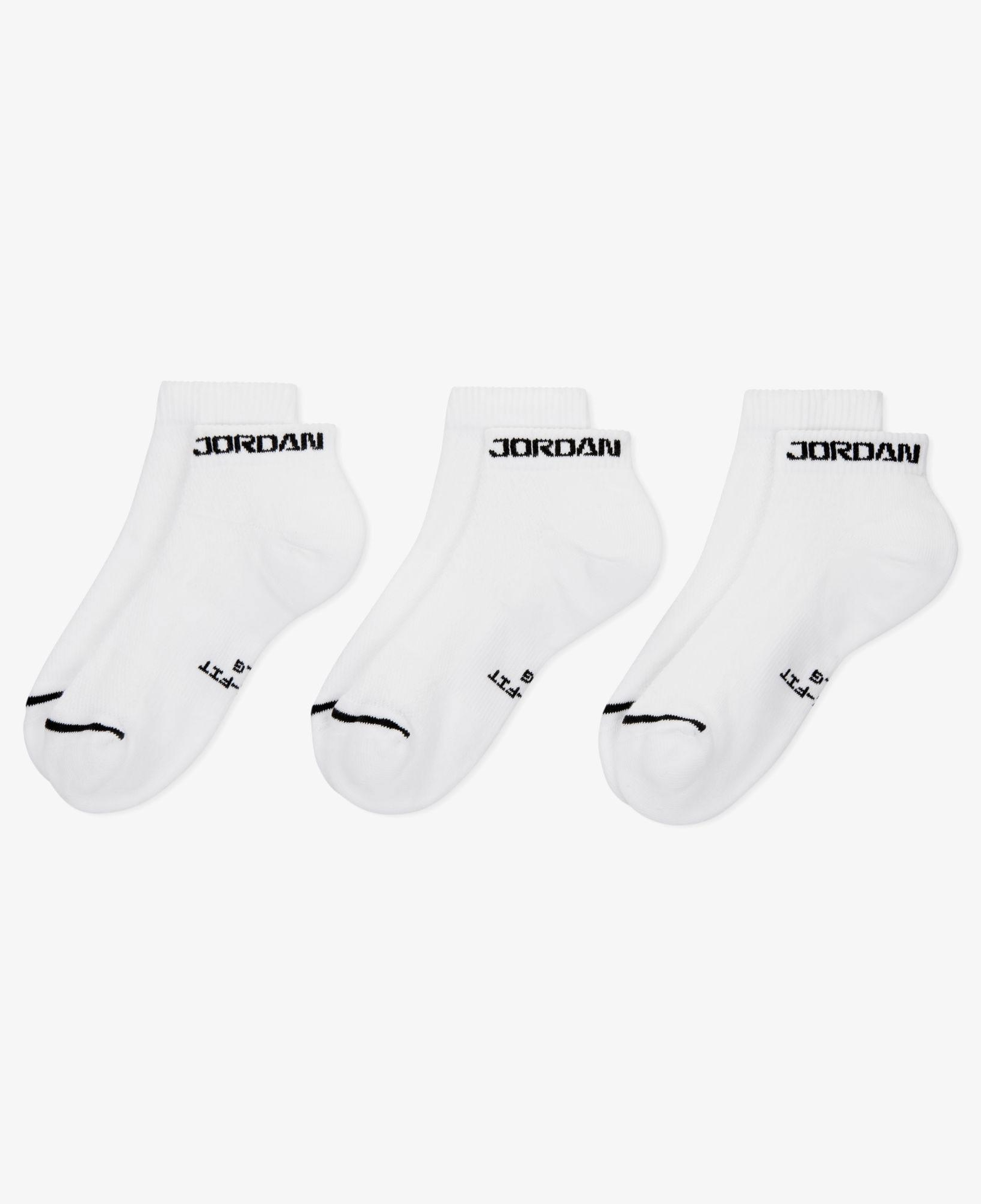 Jordan Everyday Elevated 3'lü Unisex Beyaz Çorap