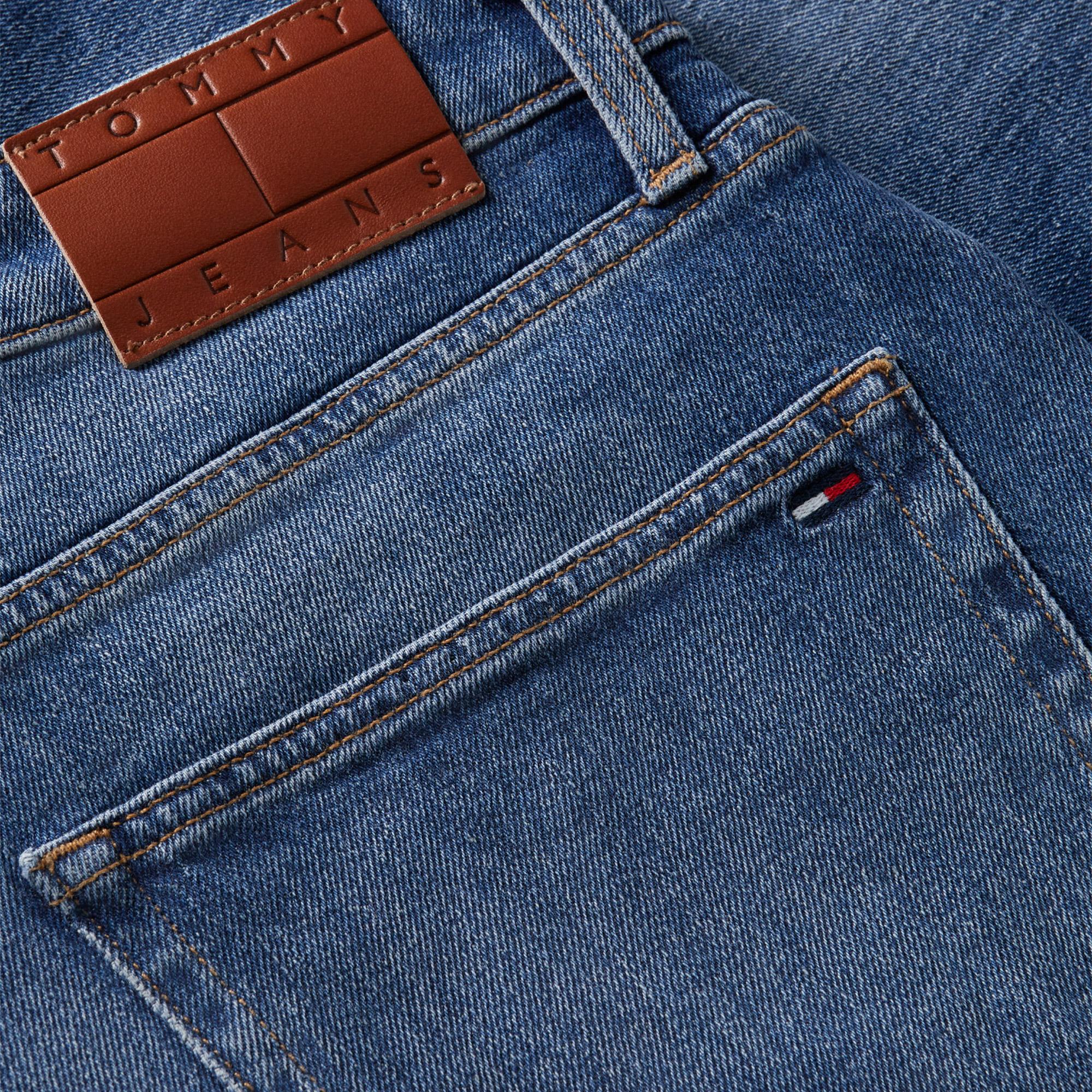 Tommy Hilfiger Ryan Slim Straight Bj0155 Erkek Mavi Jean