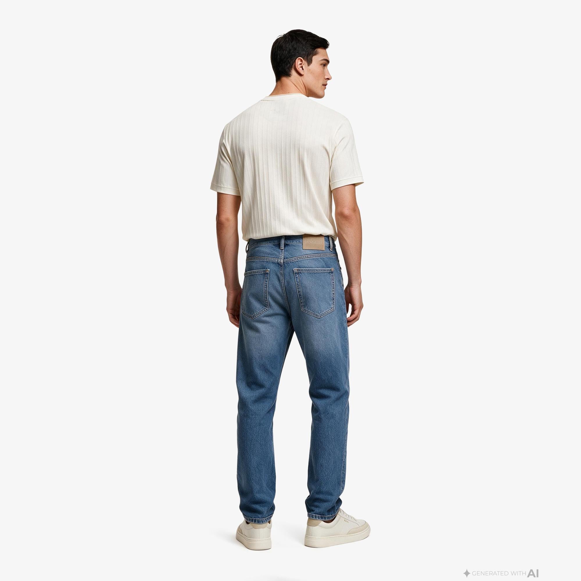 Hugo 838 Erkek Lacivert Jean