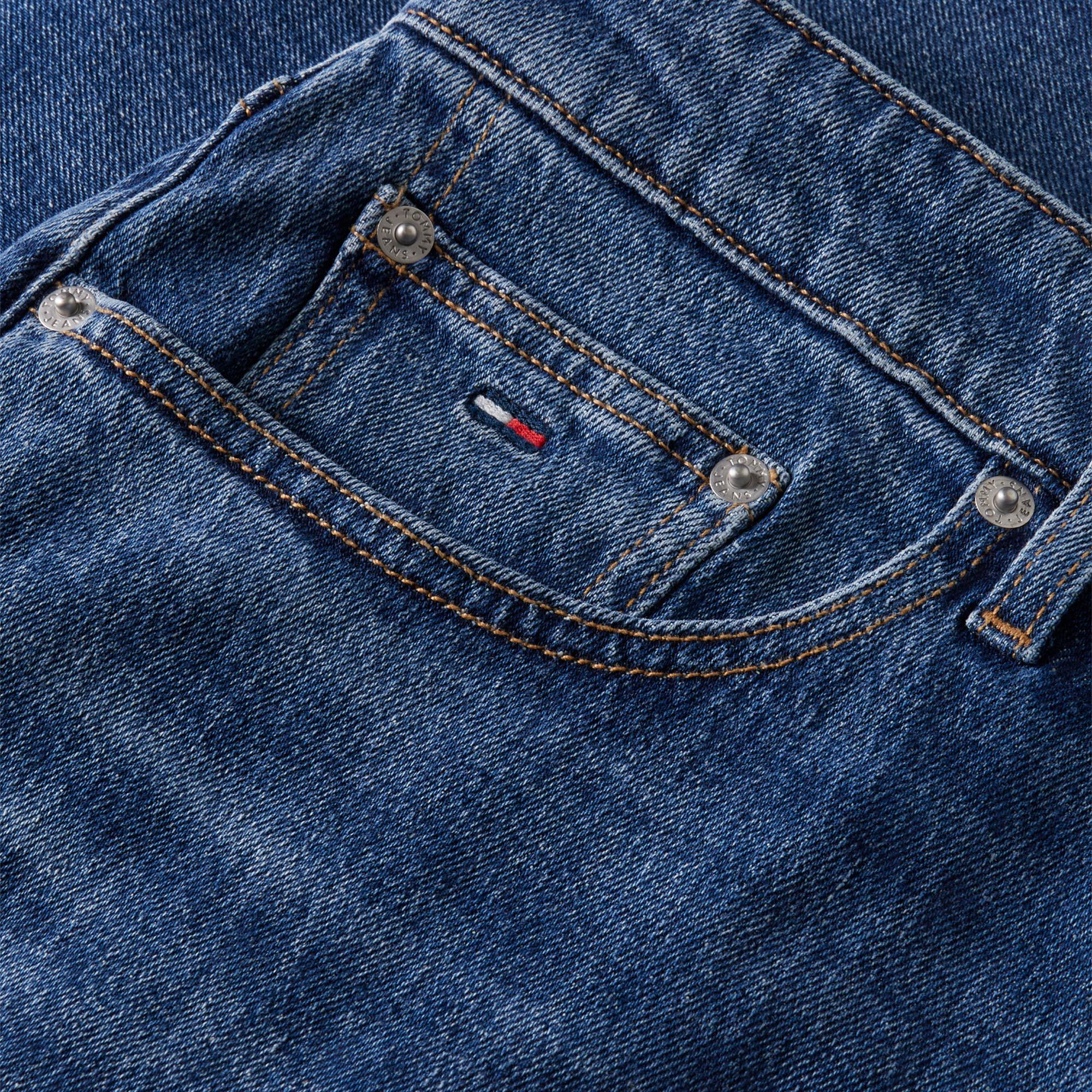 Tommy Hilfiger Ryan Slim Straight Bj0155 Erkek Mavi Jean